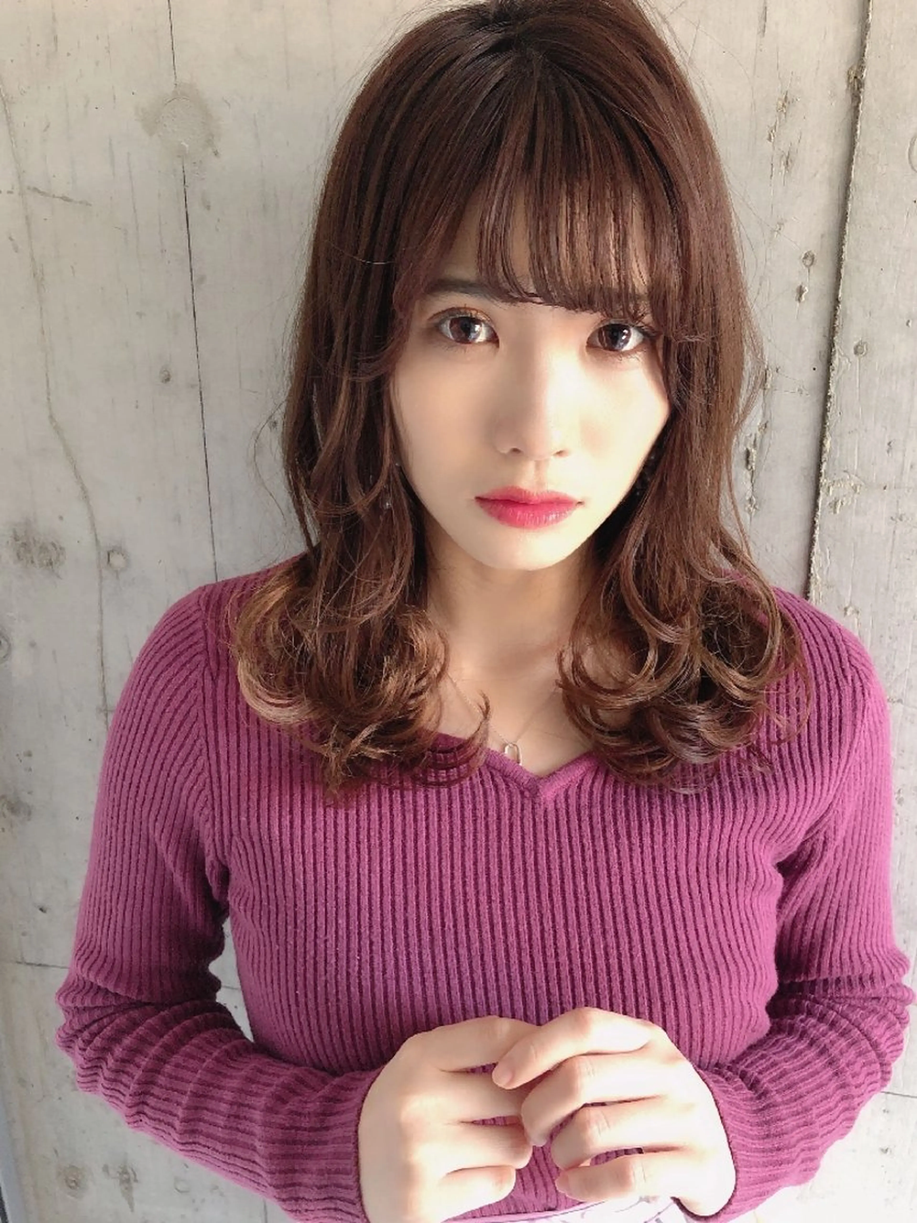 セミロング Hair make genie所属・シノヅカ ケンゾーのヘアスタイル