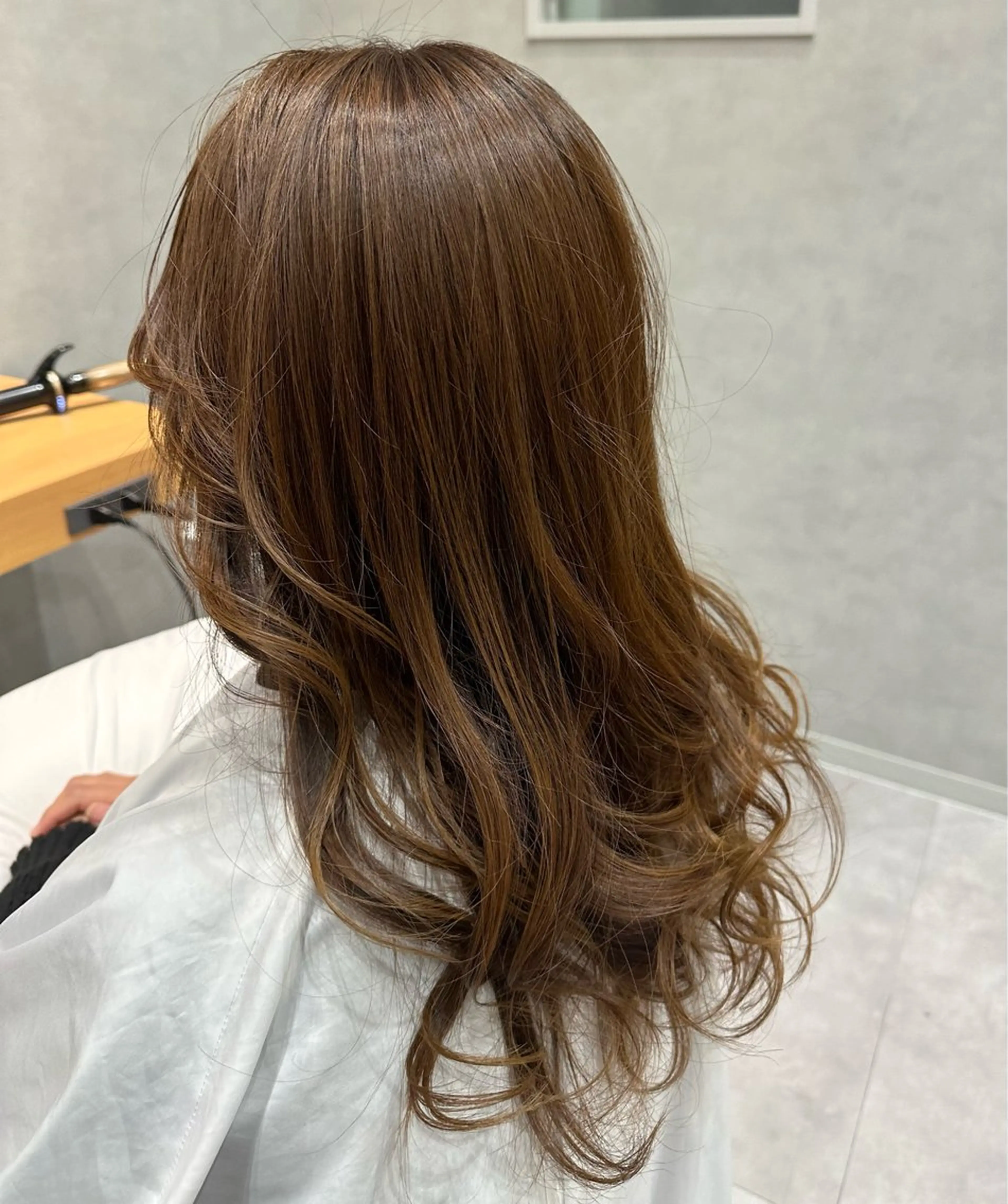 ロング 森 沙織のヘアスタイル