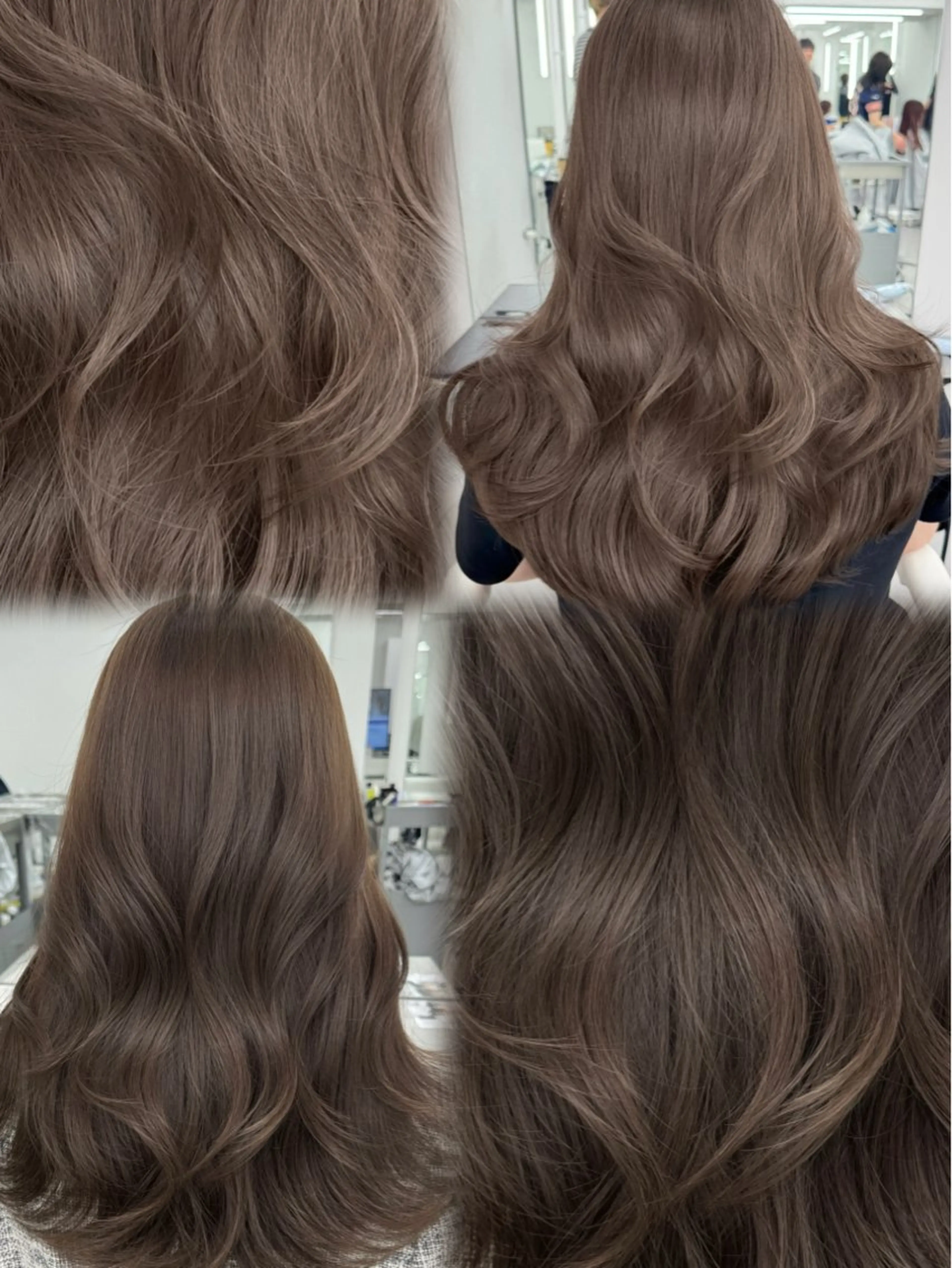 ロング カラー ヘアカラー トリートメント 顔まわりの神様✨ 透明感カラー藤嶋秀幸のヘアスタイル