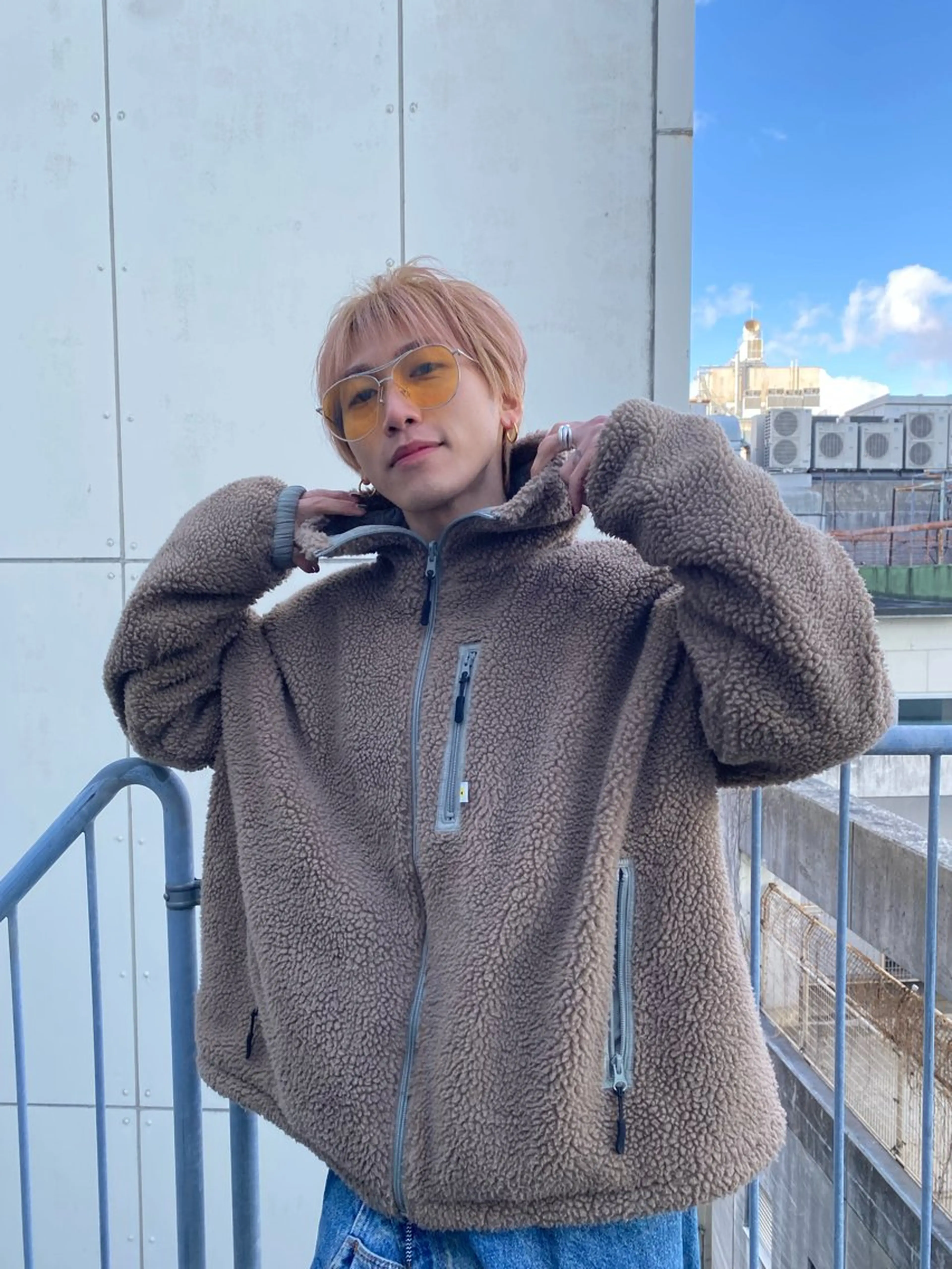 ショート カラー メンズ 卒業式のヘアスタイル ヘアカラー トリートメント mai / linoah˚✧のヘアスタイル