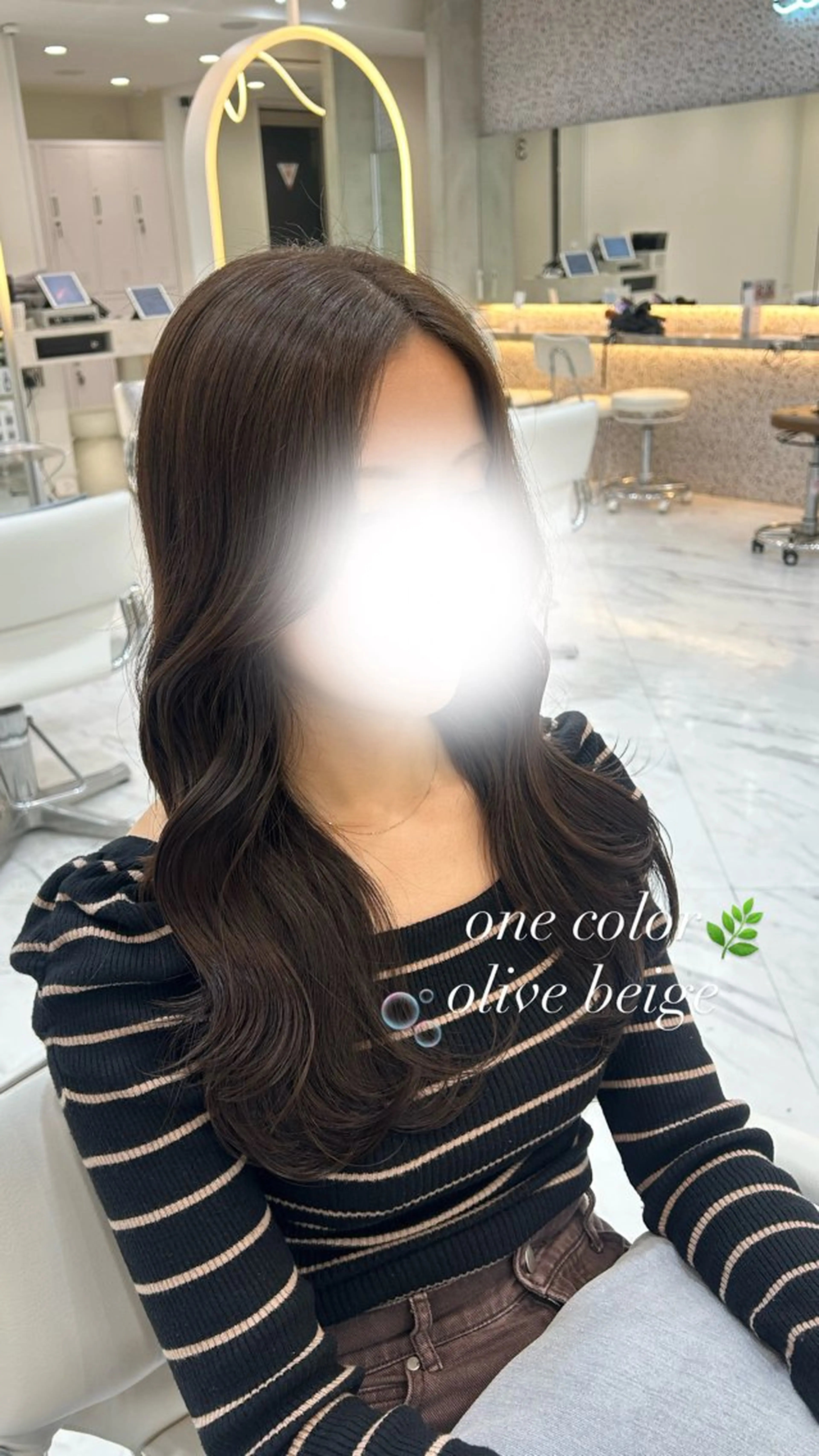 ロング ヘアカラー トリートメント RISA /銀座のヘアスタイル