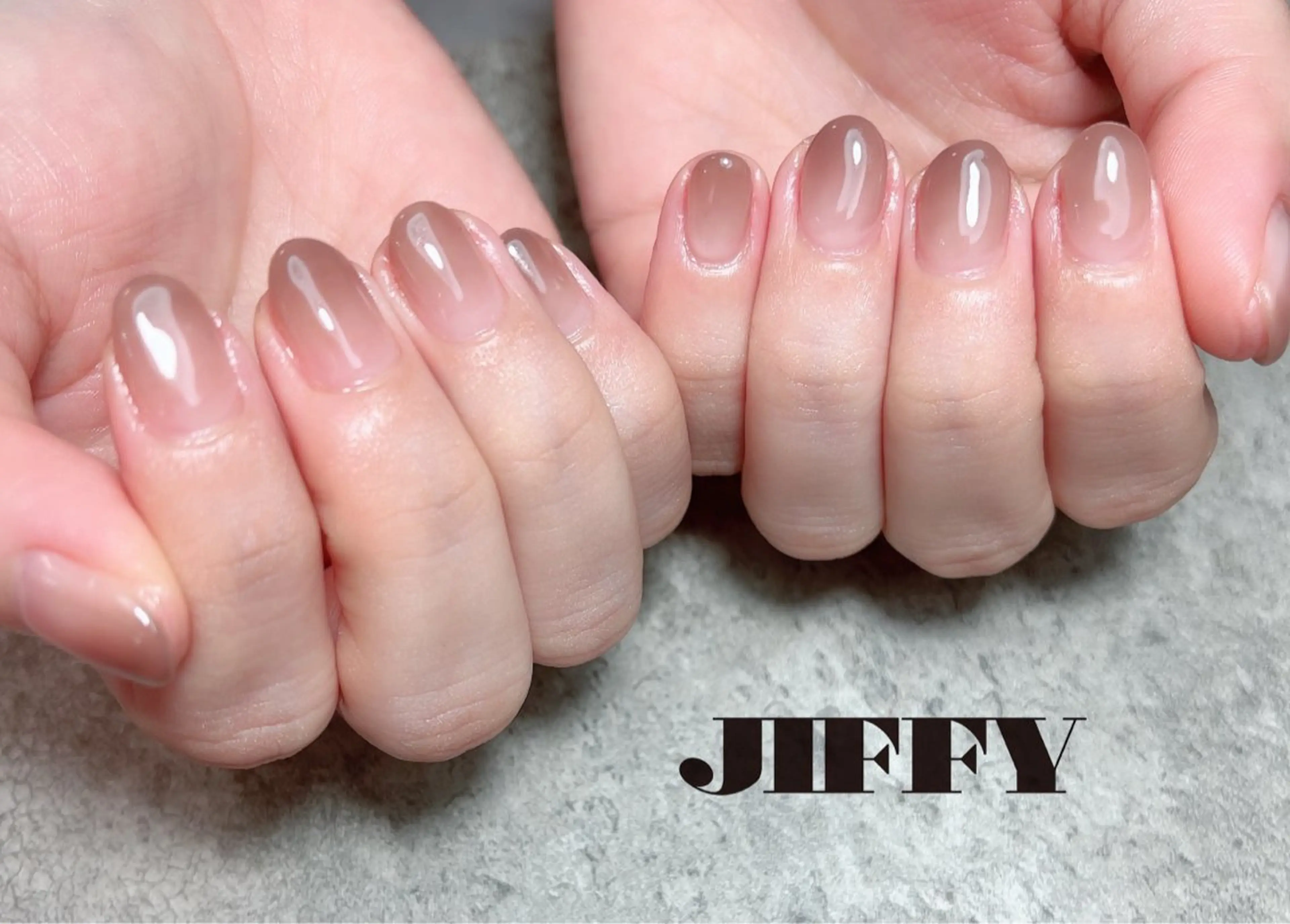 【ハンド】カラーグラデーション(デザイン追加なし)の写真