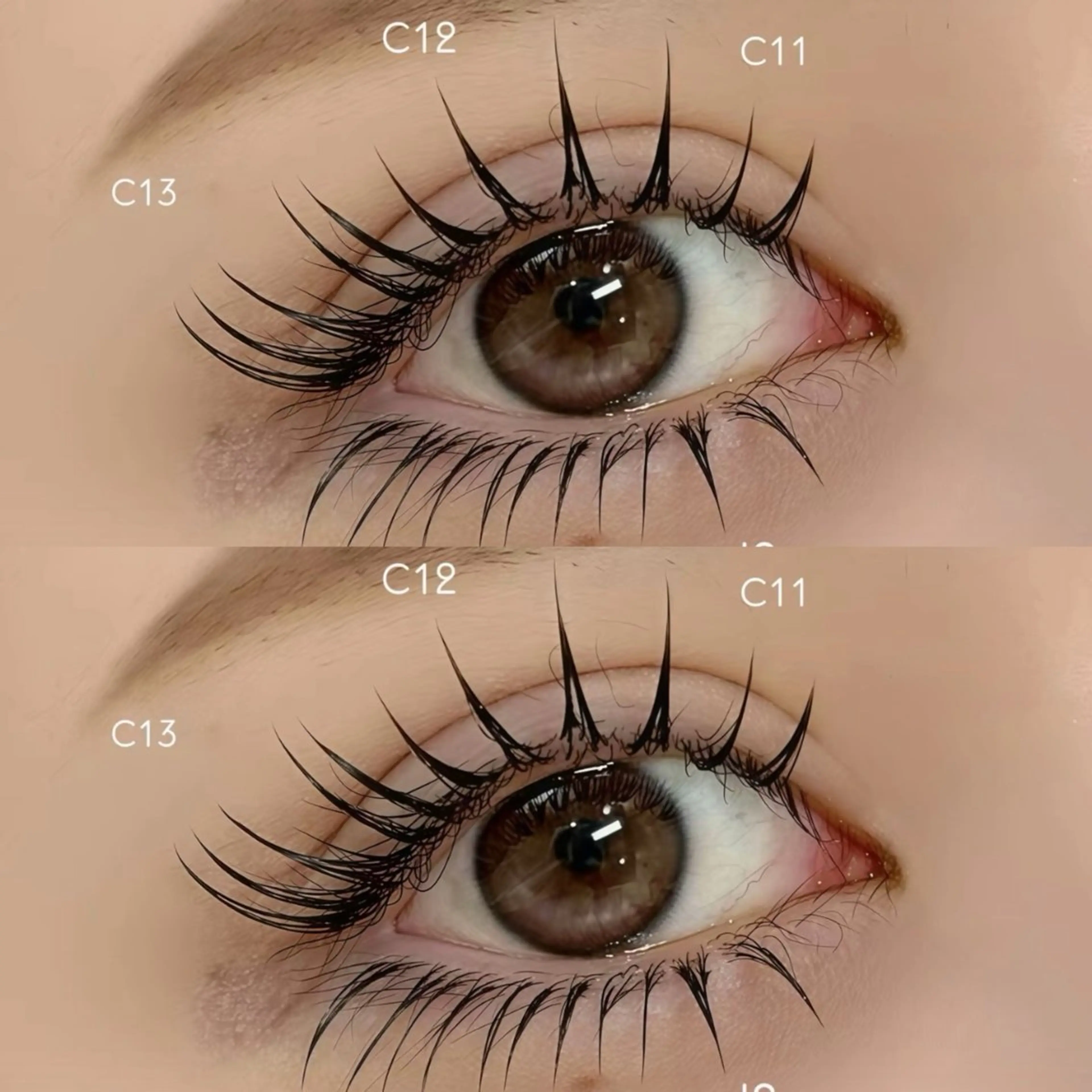 👙マツエク上下セット👙LED💡➕フラットラシュ上150下40＋コーティング剤　オフ無料の写真