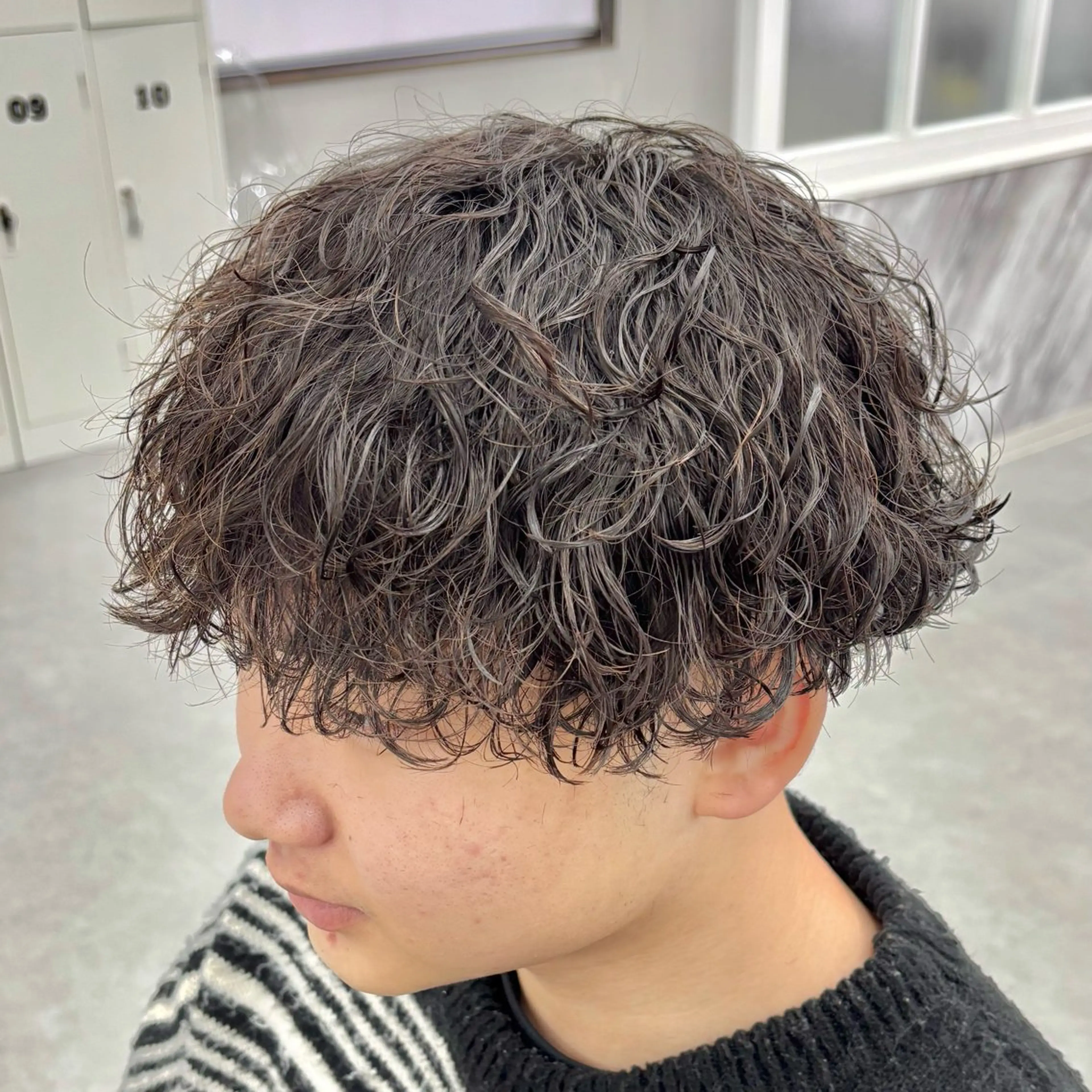 パーマ メンズ メンズパーマ 波巻きパーマ スパイラルパーマ カット パーマ SOYON船橋店 西澤元気のヘアスタイル