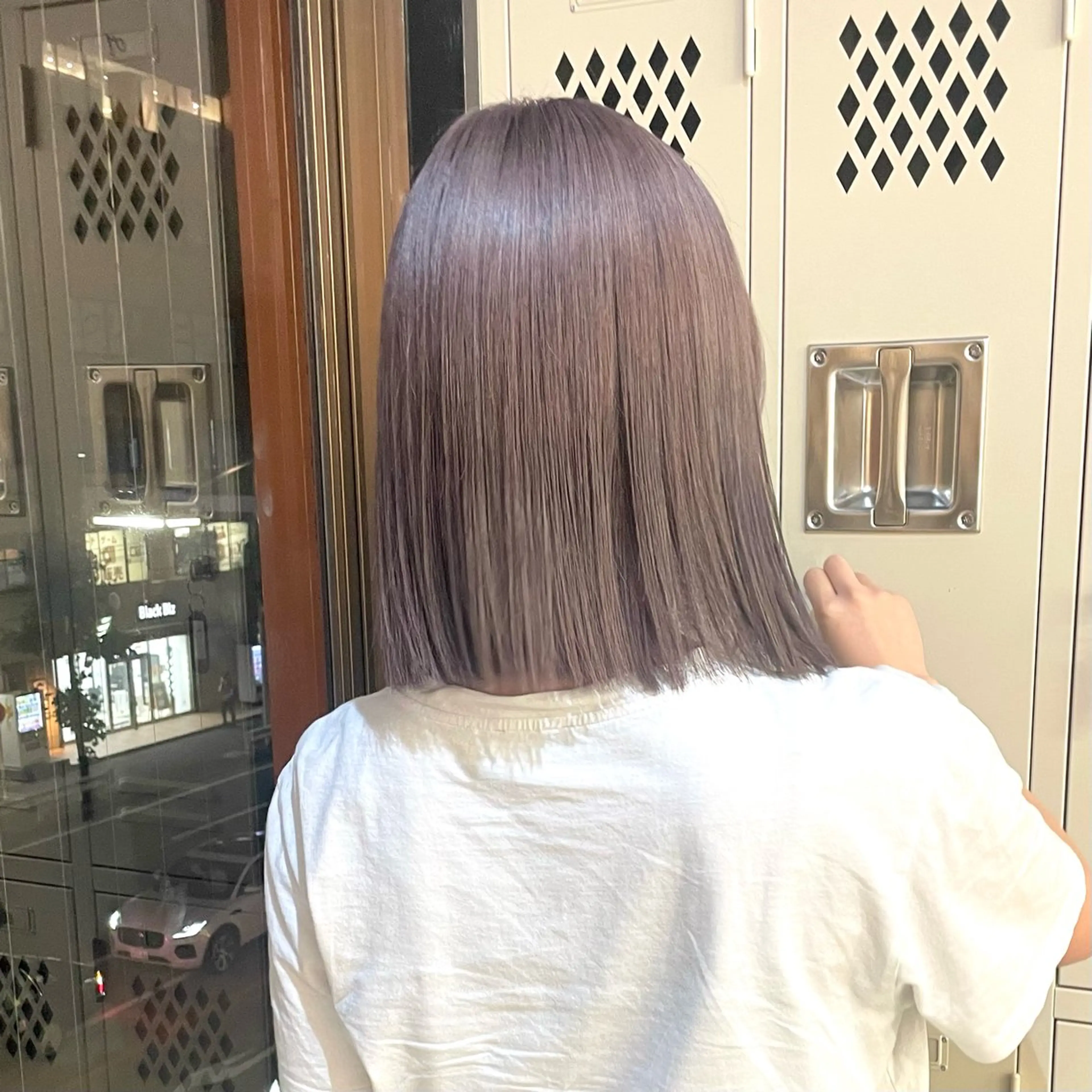 ミディアム ヘアカラー トリートメント エクステ/大人可愛い カラー🩷RINAのヘアスタイル
