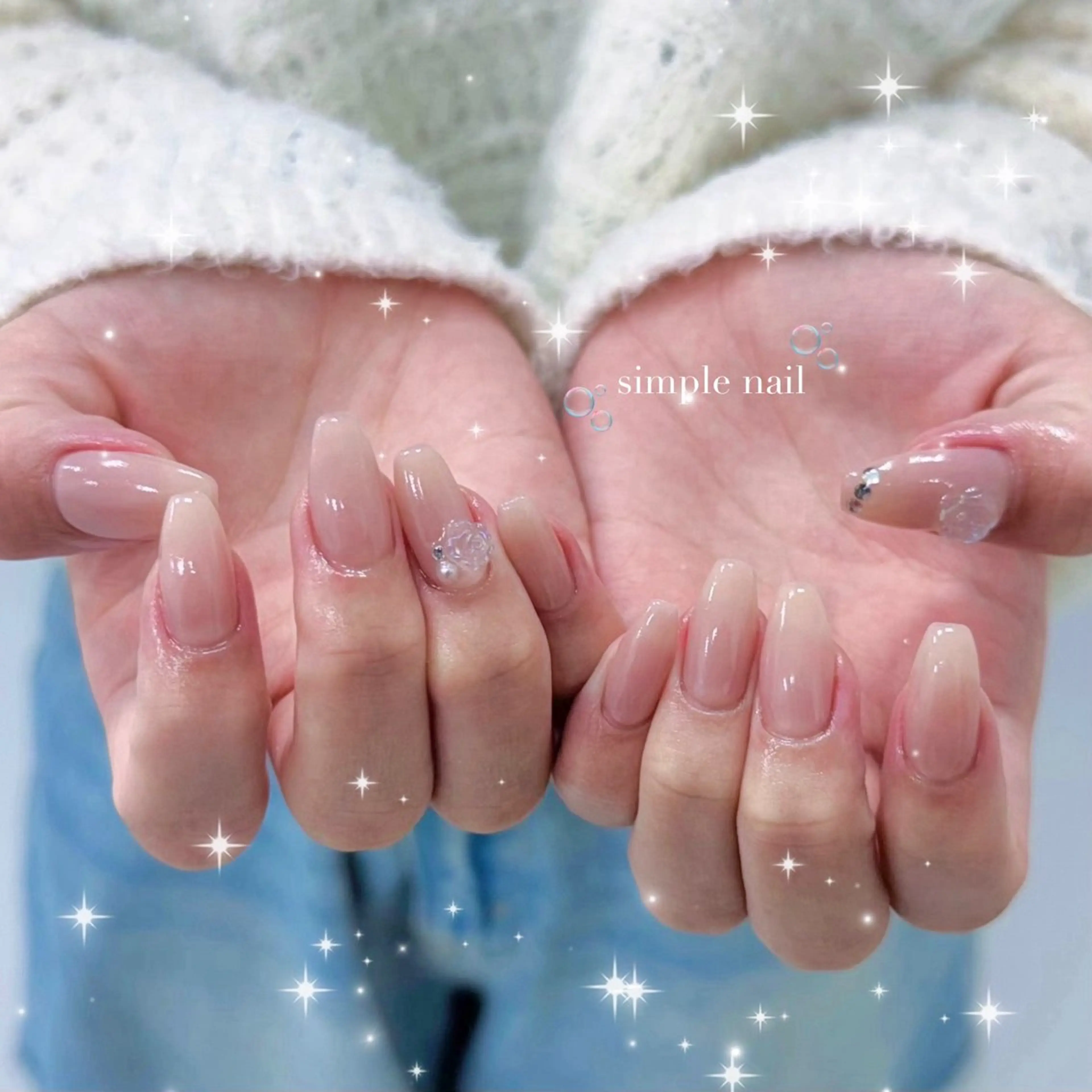 ネイル ハンドネイル Purasia高橋✧ マグ/ワンホン/地雷のネイルデザイン