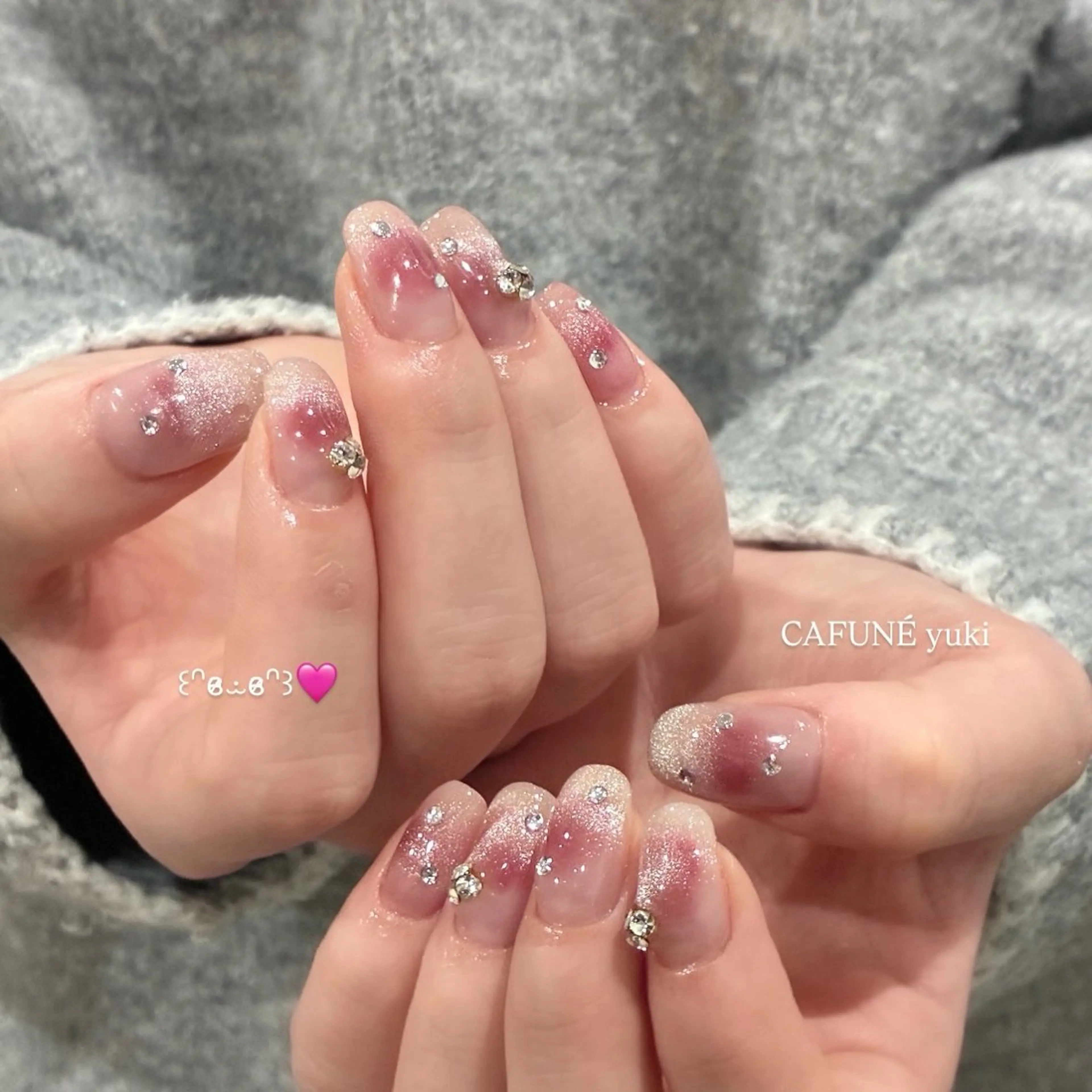 ネイル ハンドネイル 🎼CAFUNÉ_ TOKYO.•*¨のネイルデザイン