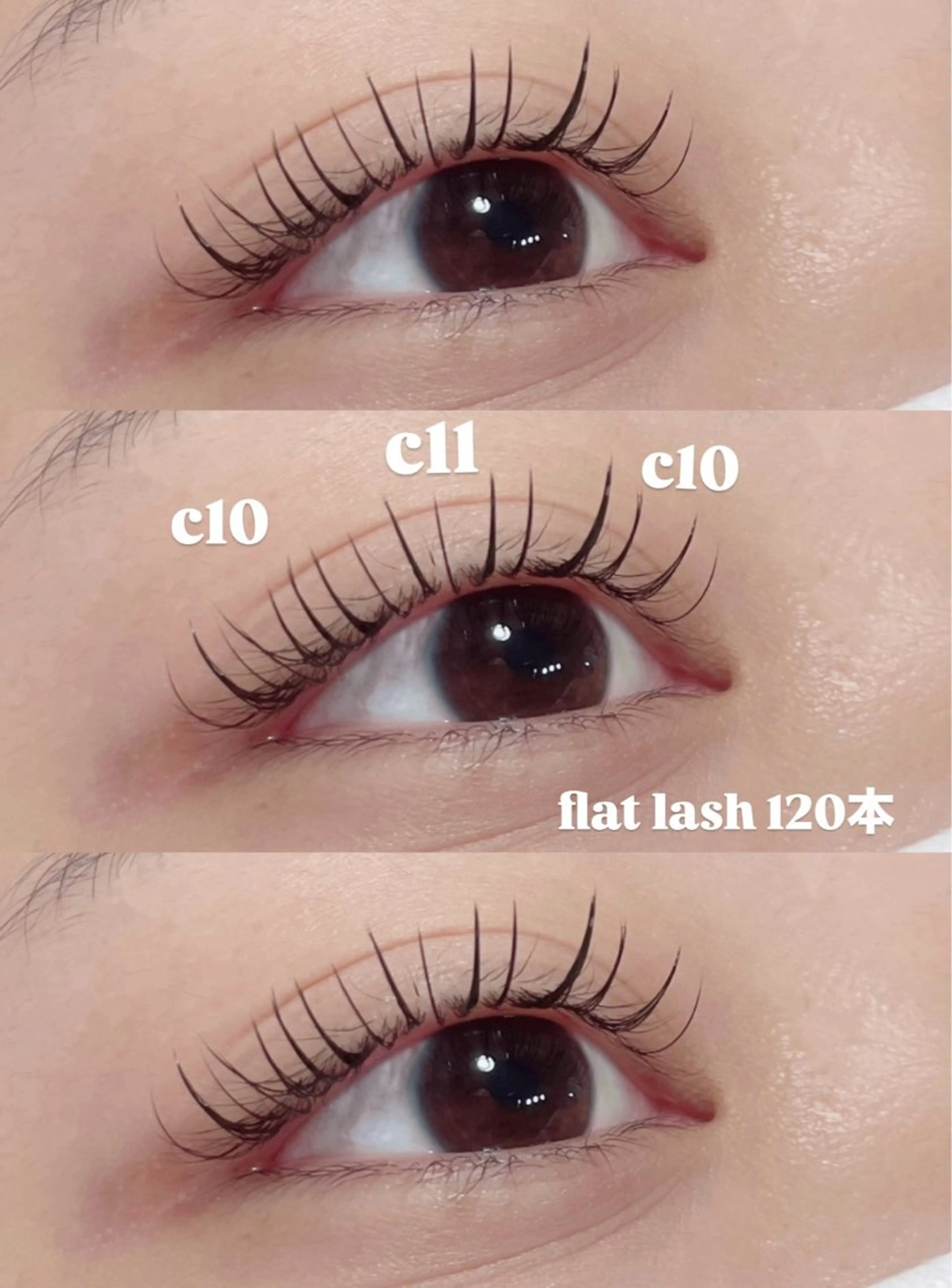 マツエク・マツパ フラットラッシュ Be  nail healthy （ビーネイルヘルシー）所属・terajima yukiのマツエク・マツパデザイン