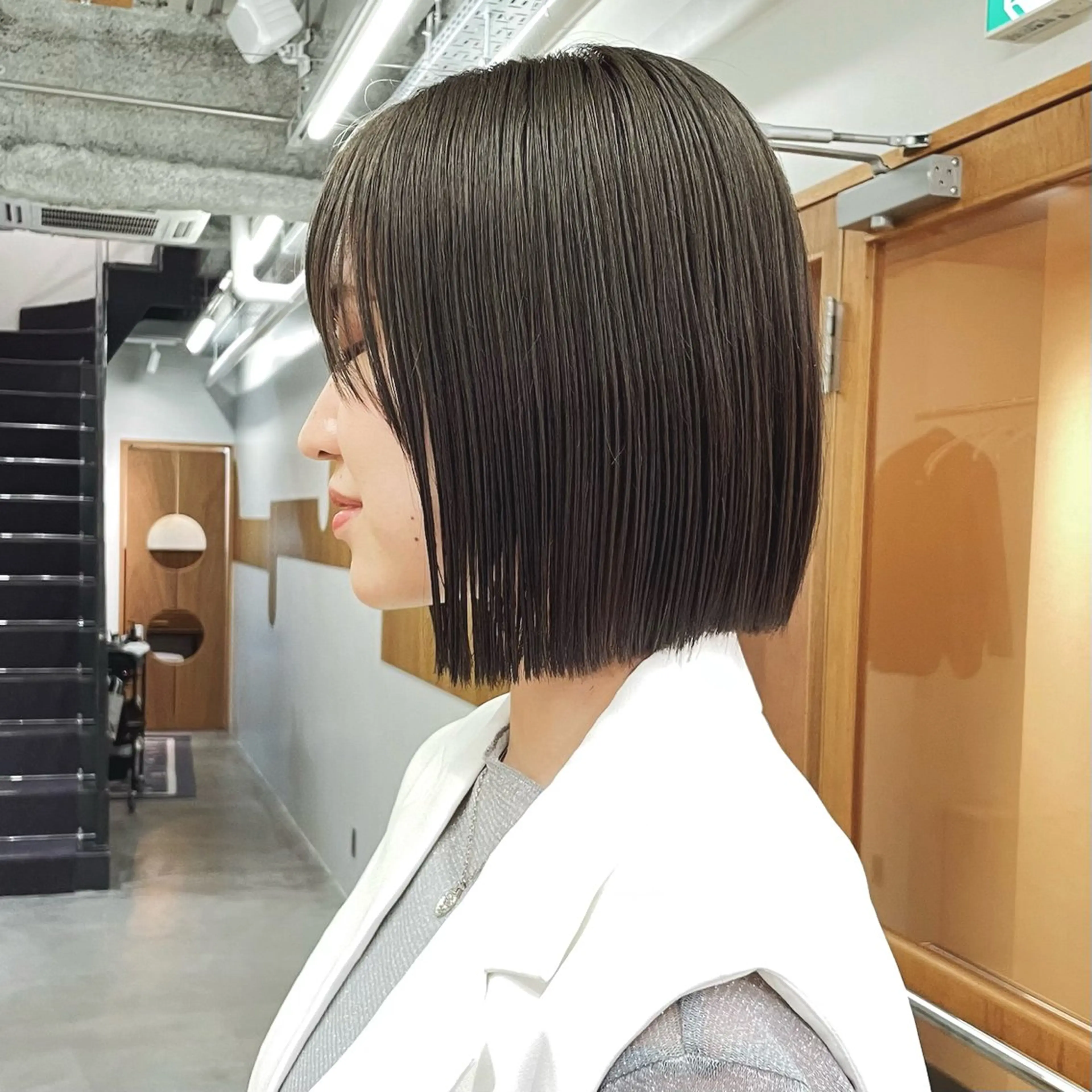 [人気No.2,当日予約OK]カット+カラー+トリートメント ボブ/レイヤーボブ/ミニボブ/オリーブグレージュの写真