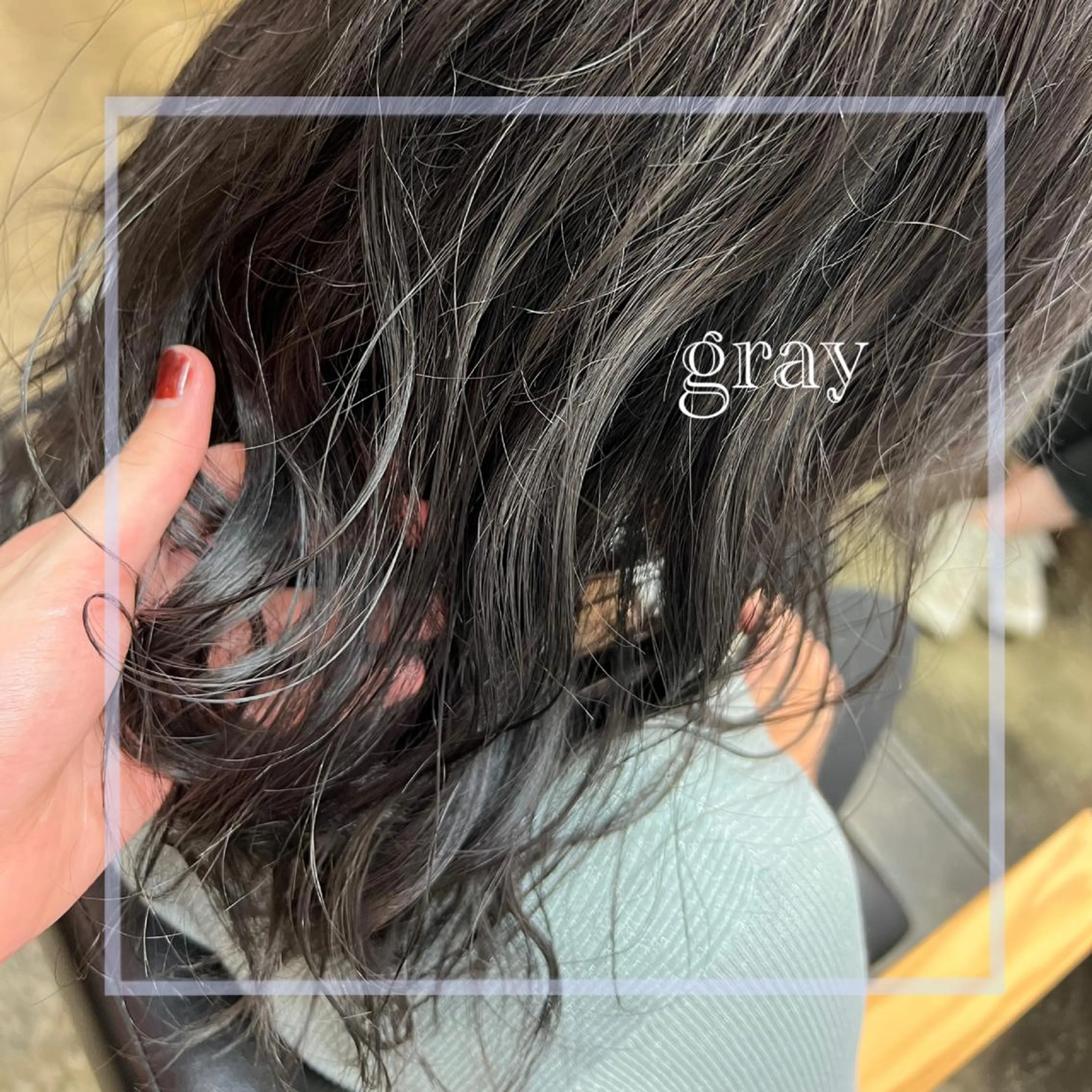 セミロング カラー ヘアアレンジ 🌸MaNO aya🌸のヘアスタイル