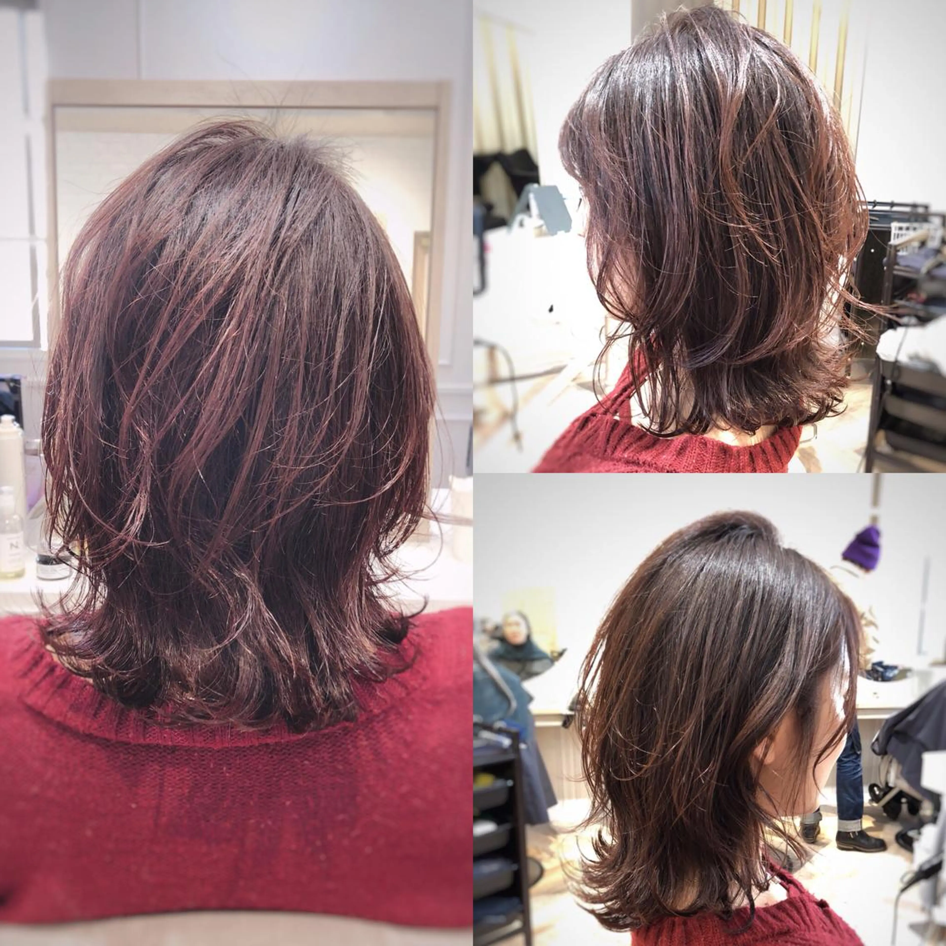 ミディアム 清水 秀幸のヘアスタイル