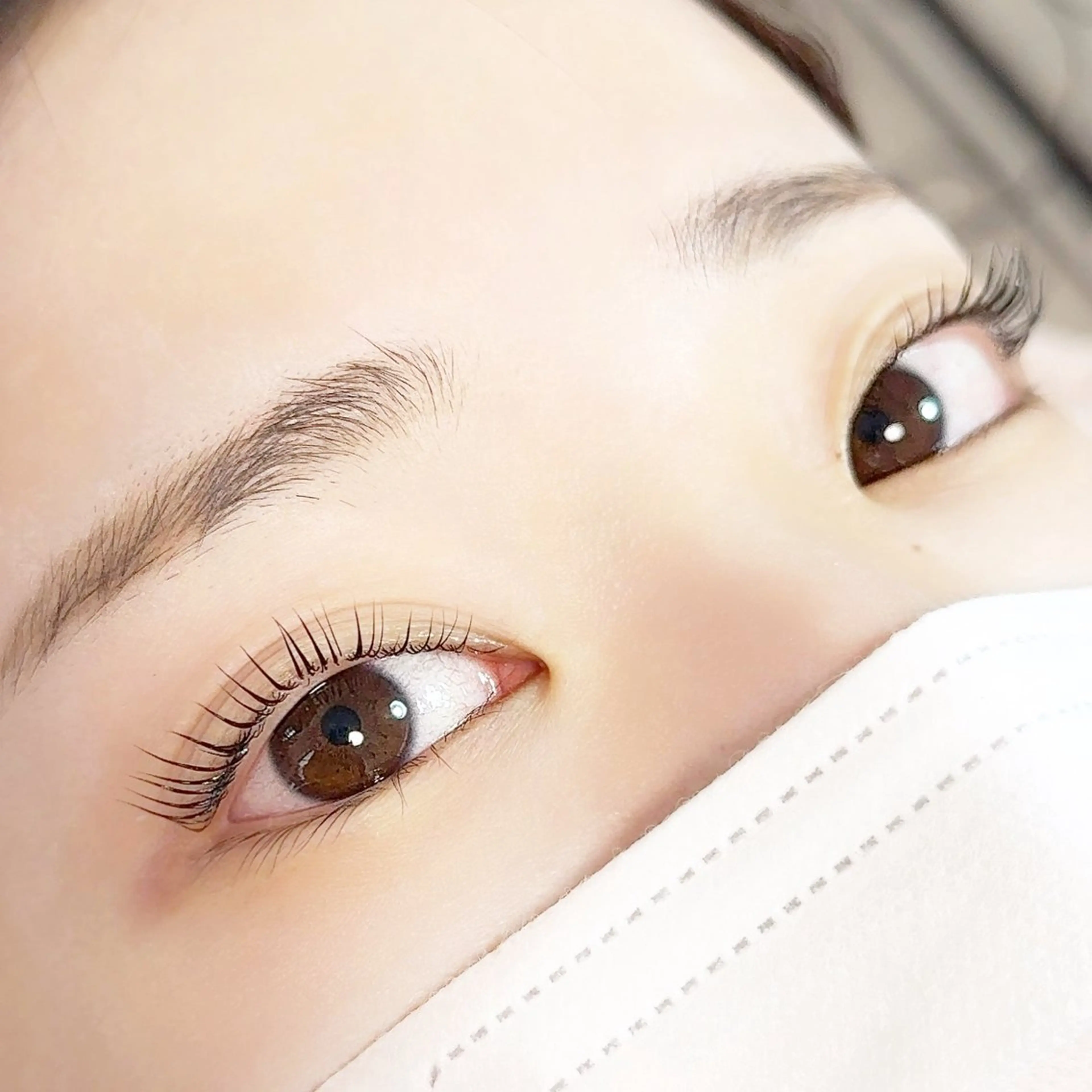 マツエク・マツパ パリジェンヌラッシュリフト マツパ salon de Tiara Fukaのマツエク・マツパデザイン