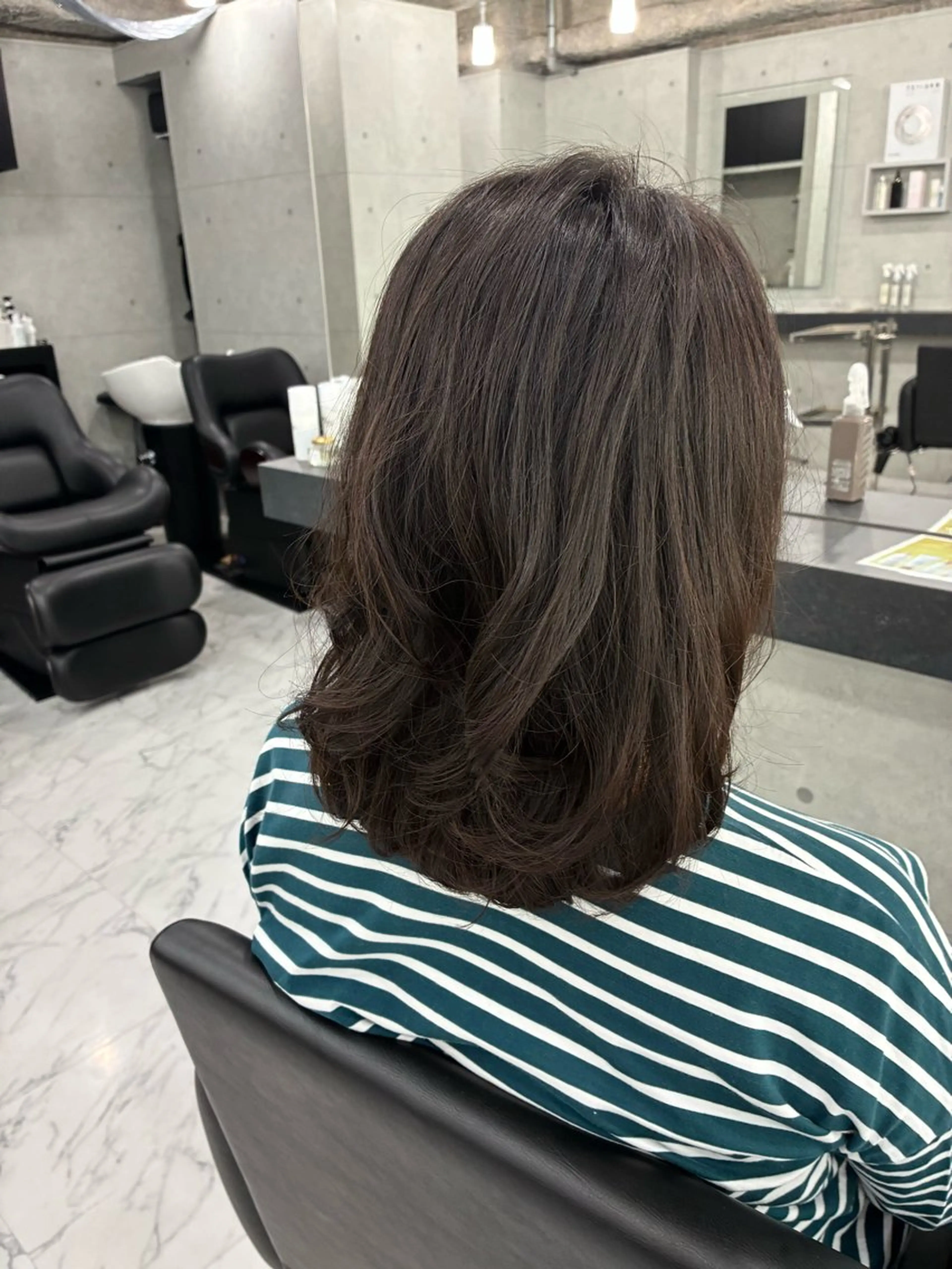 セミロング Endearing 北澤那未🌟銀座のヘアスタイル