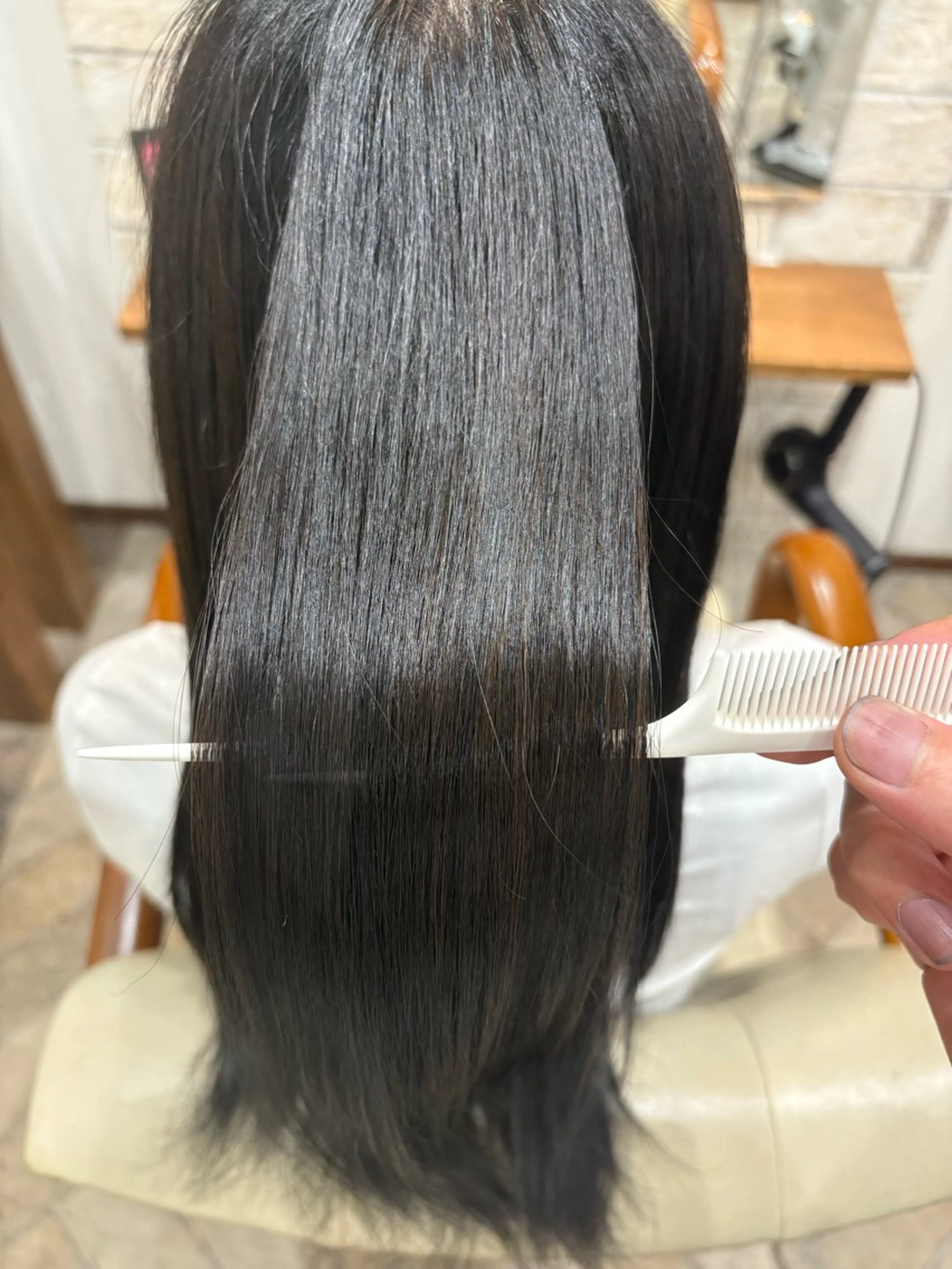 カラー 髪質改善カラー/ 結べるレイヤー/文野のヘアスタイル