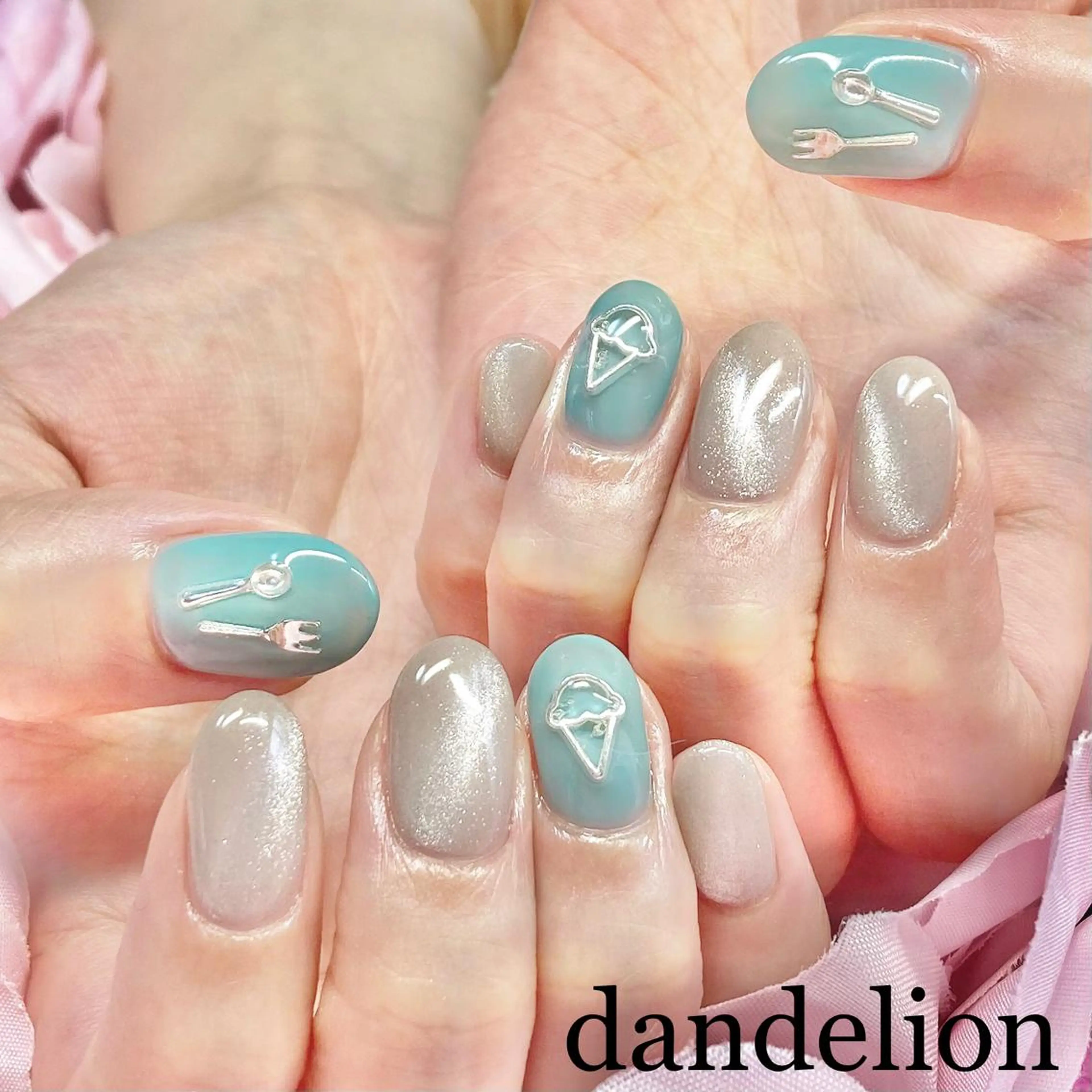 ネイル ハンドネイル ハンドケア dandelion ダンデライオンのネイルデザイン