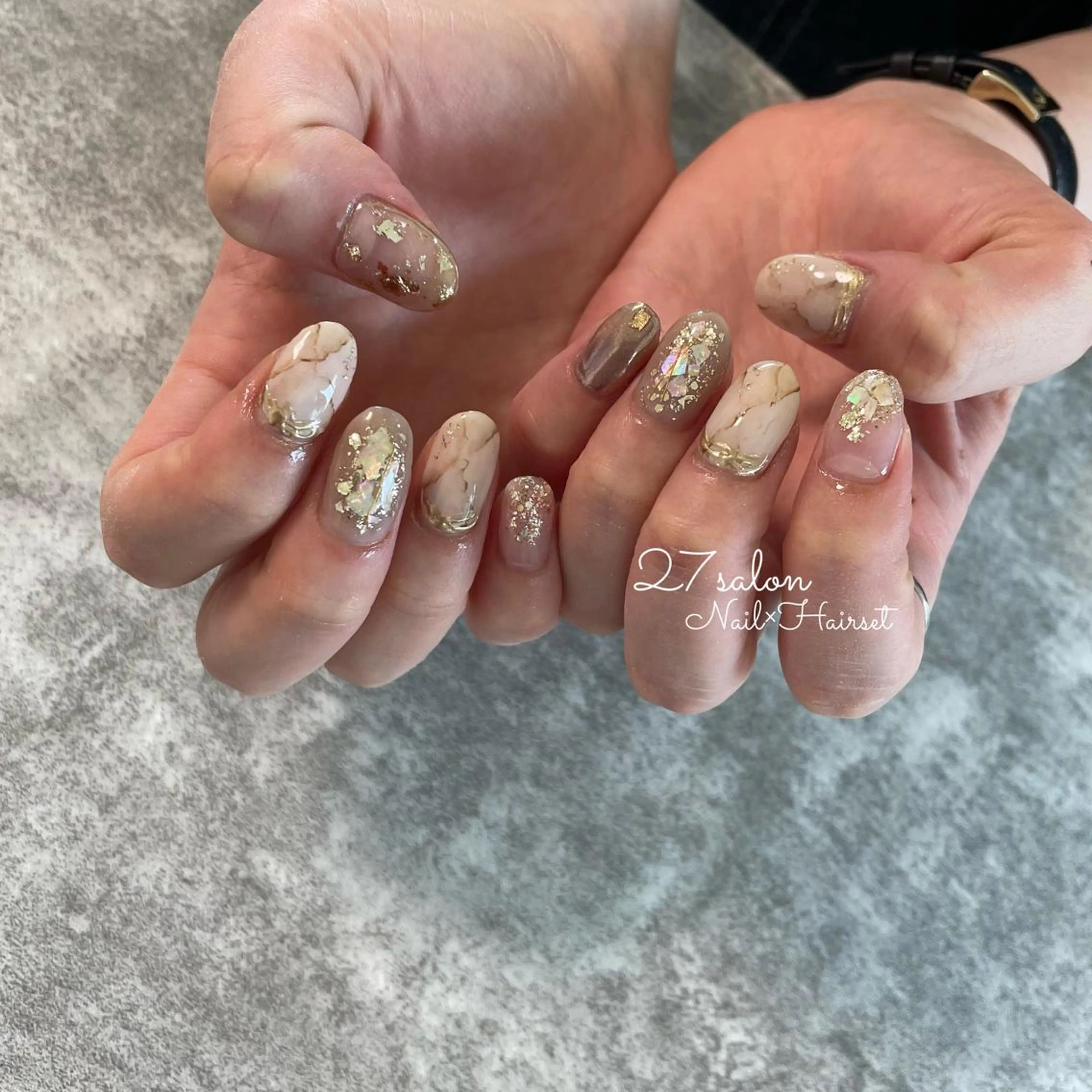 ネイル ニュアンスネイル 27salon yuinaのネイルデザイン