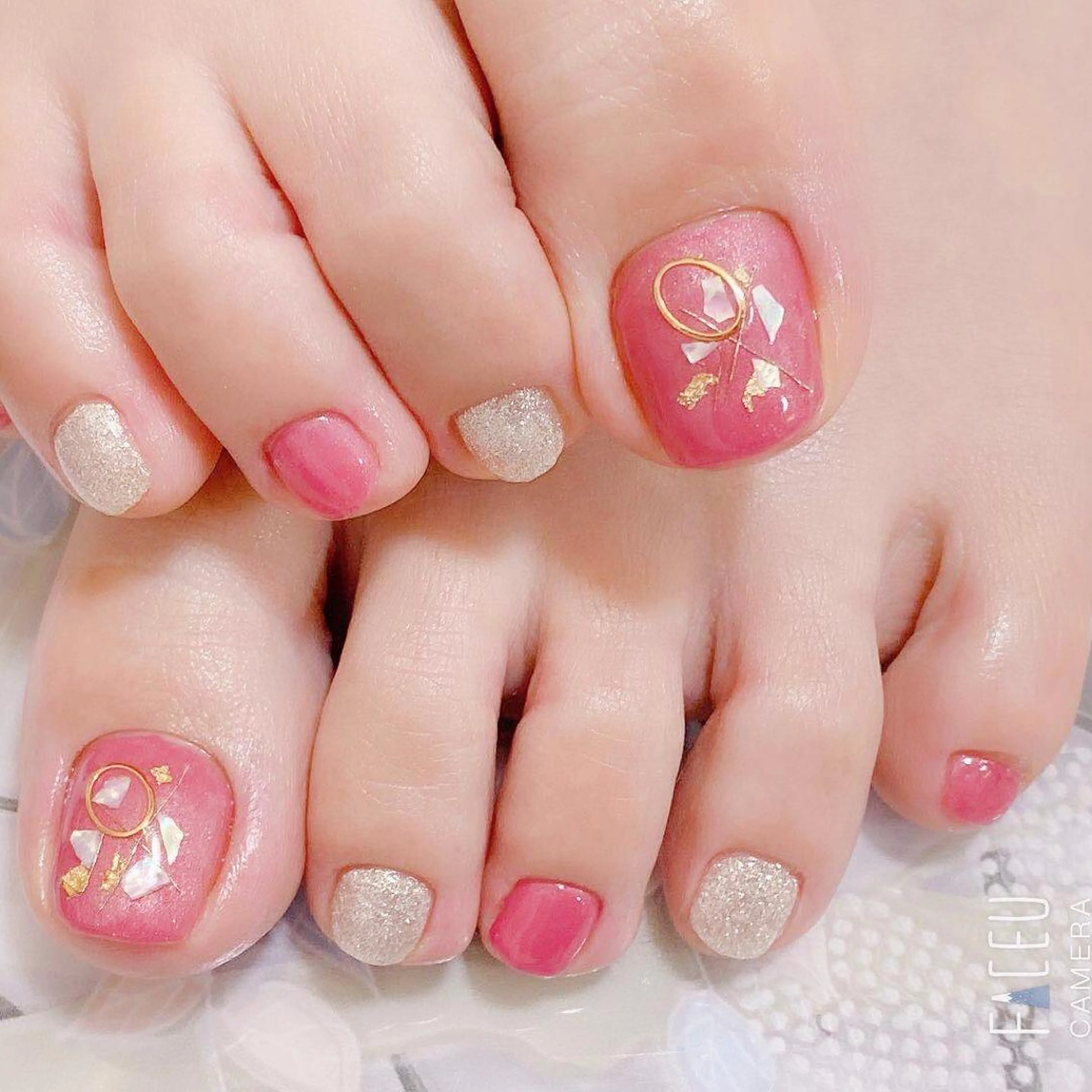 ネイル フットネイル ネイルサロンエクラ 🫧Shizukaのネイルデザイン