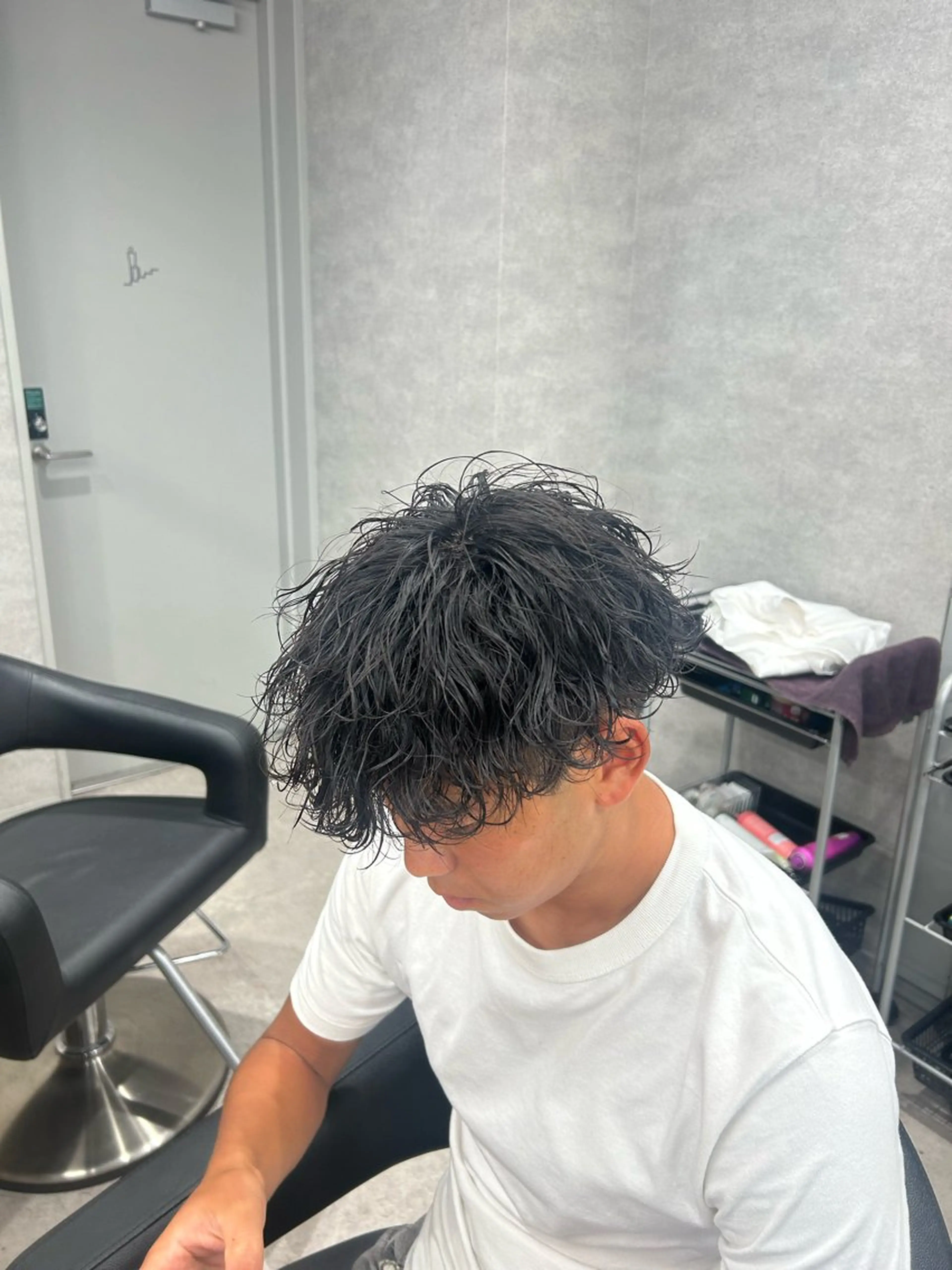 パーマ メンズ カット パーマ トリートメント ヘッドスパ ヘアセット イケメン製造機 🔥上原沙羅🔥のヘアスタイル