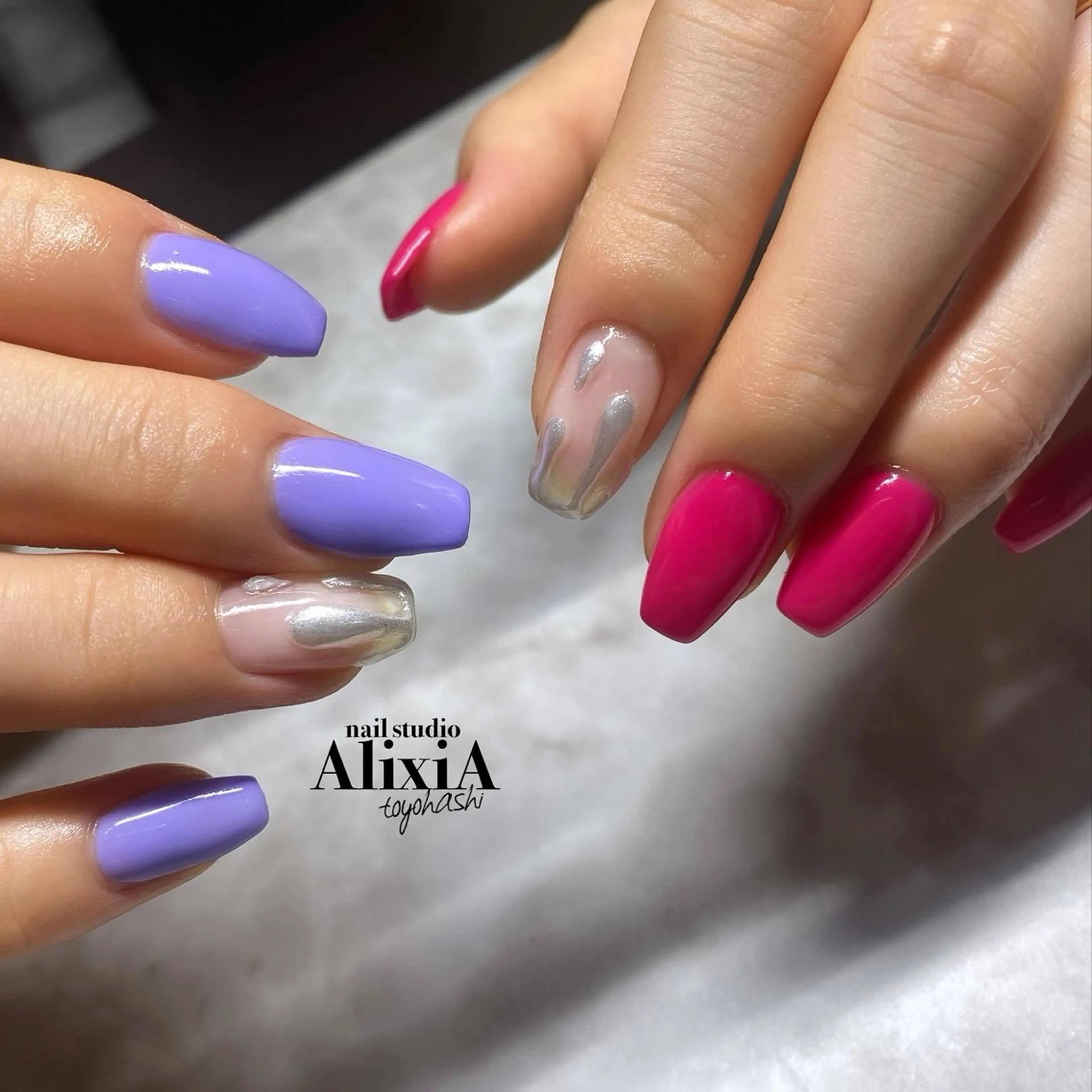 ネイル ハンドネイル AlixiA ゆみのネイルデザイン