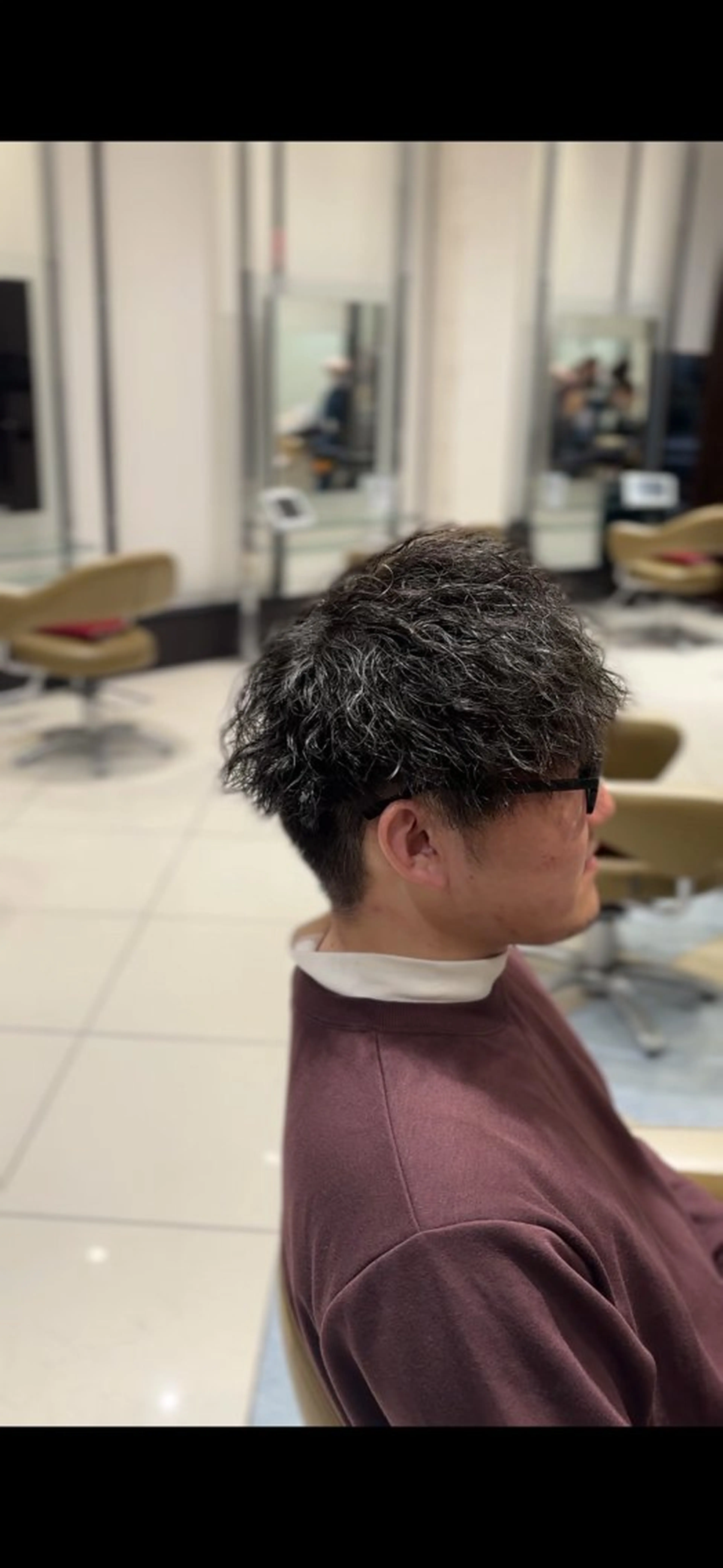 ショート パーマ メンズ ０分パーマ/ メンズパーマ藤原海斗のヘアスタイル