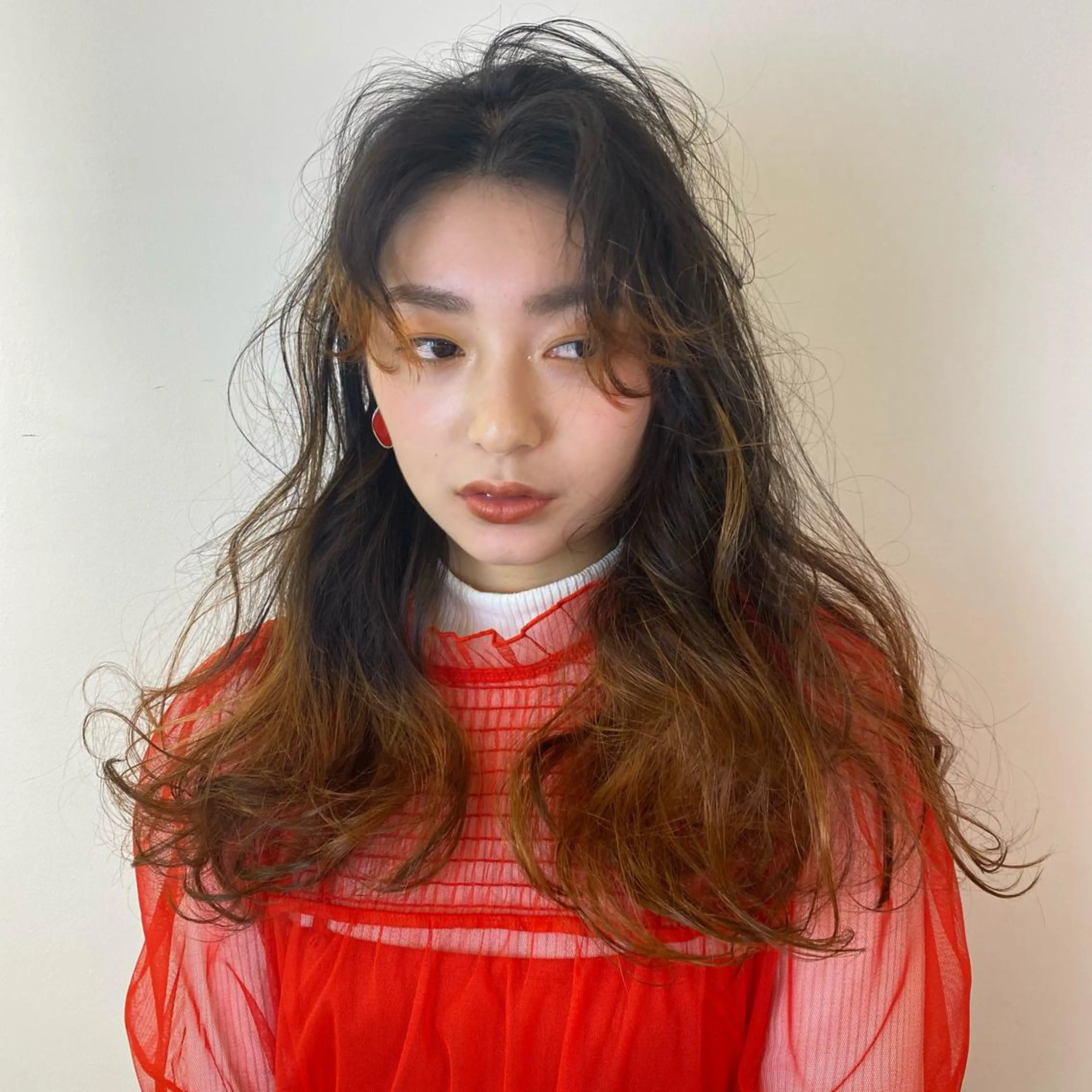 ロング Okamura Chisatoのヘアスタイル