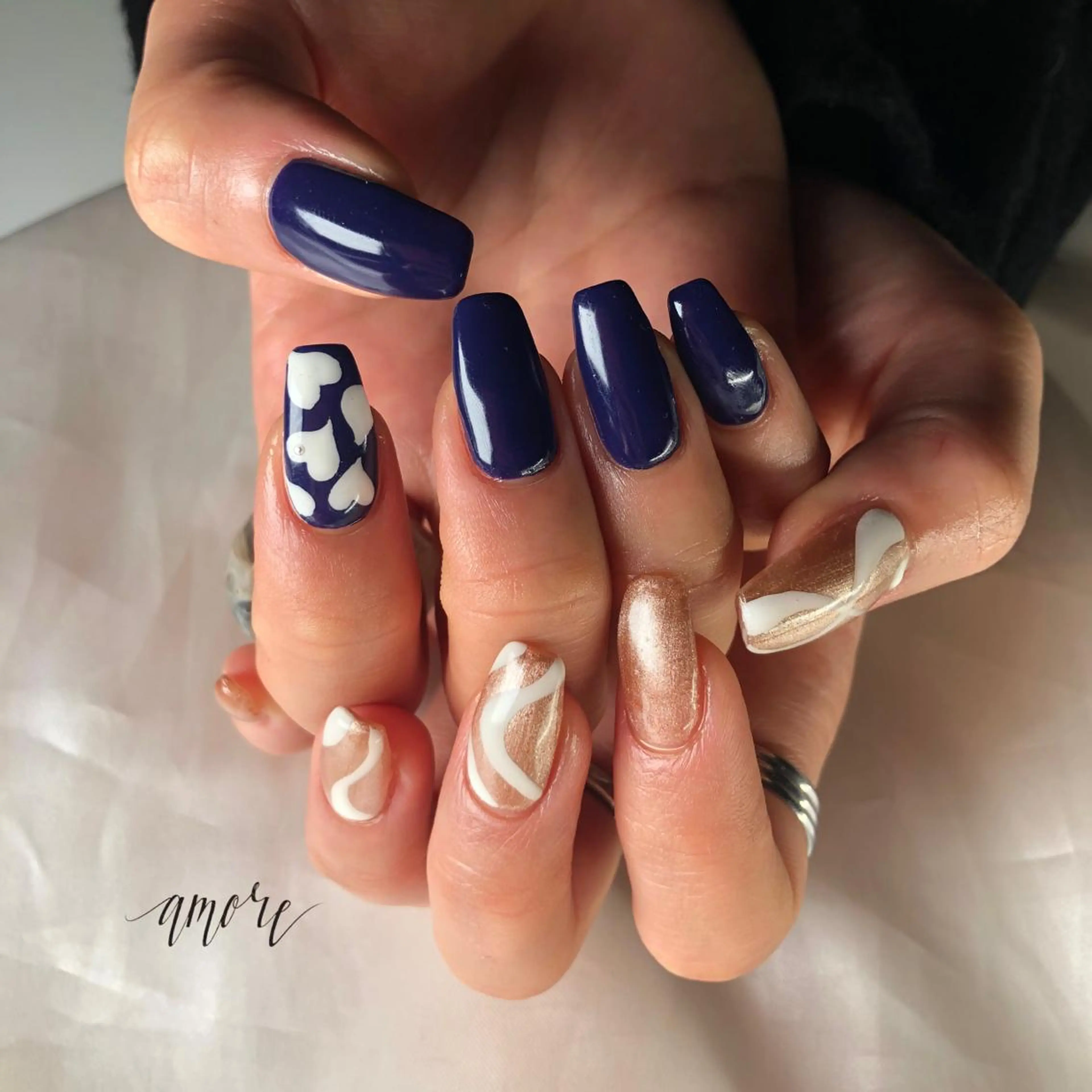 ネイル ジェルネイル 氷ネイル・うるうるネイル キラキラネイル マグネットネイル ミラーネイル You kyehwaのネイルデザイン