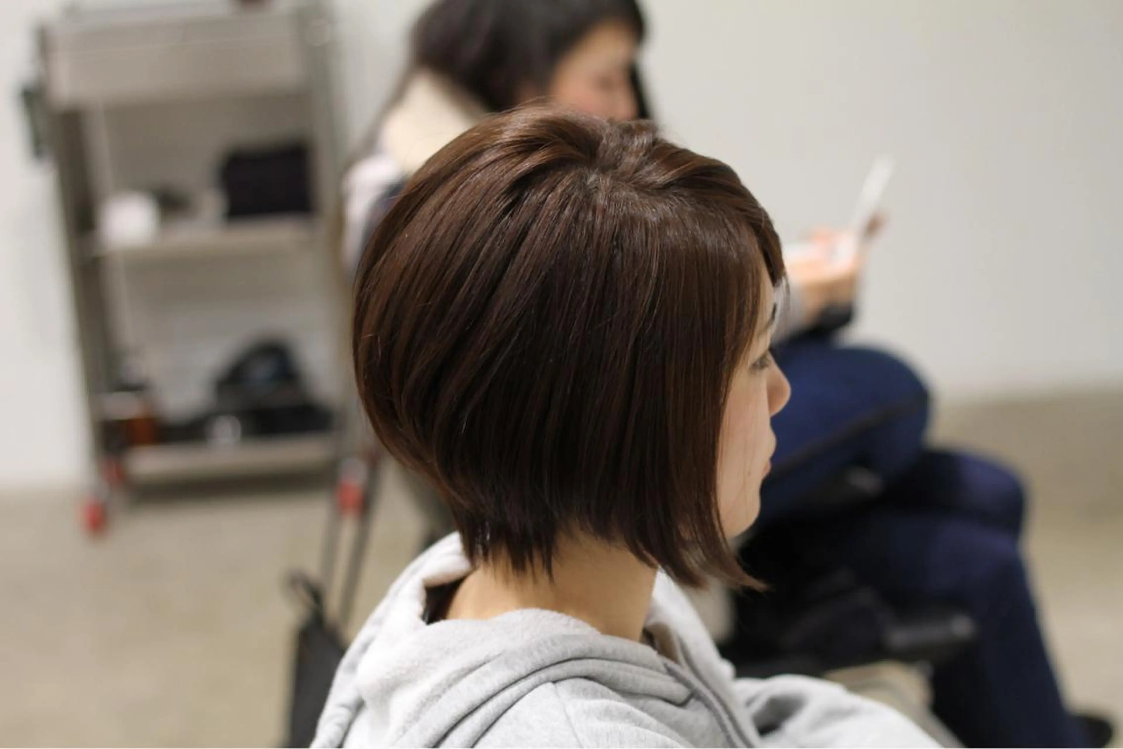 ショート カラー 前下がりボブ ボブ 矢島 真樹のヘアスタイル