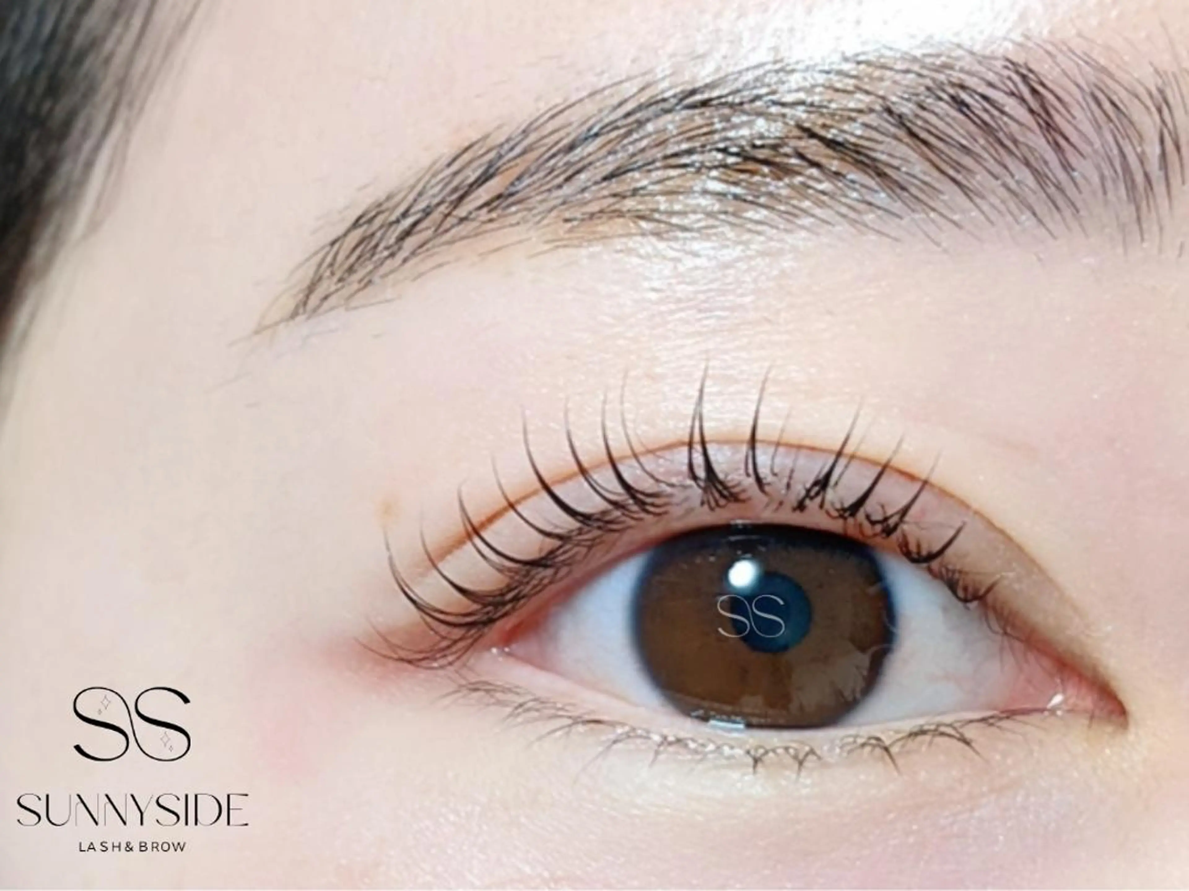 マツエク・マツパ ナチュラル 一重×まつ毛パーマ SUNNYSIDE LASH&BROWのマツエク・マツパデザイン