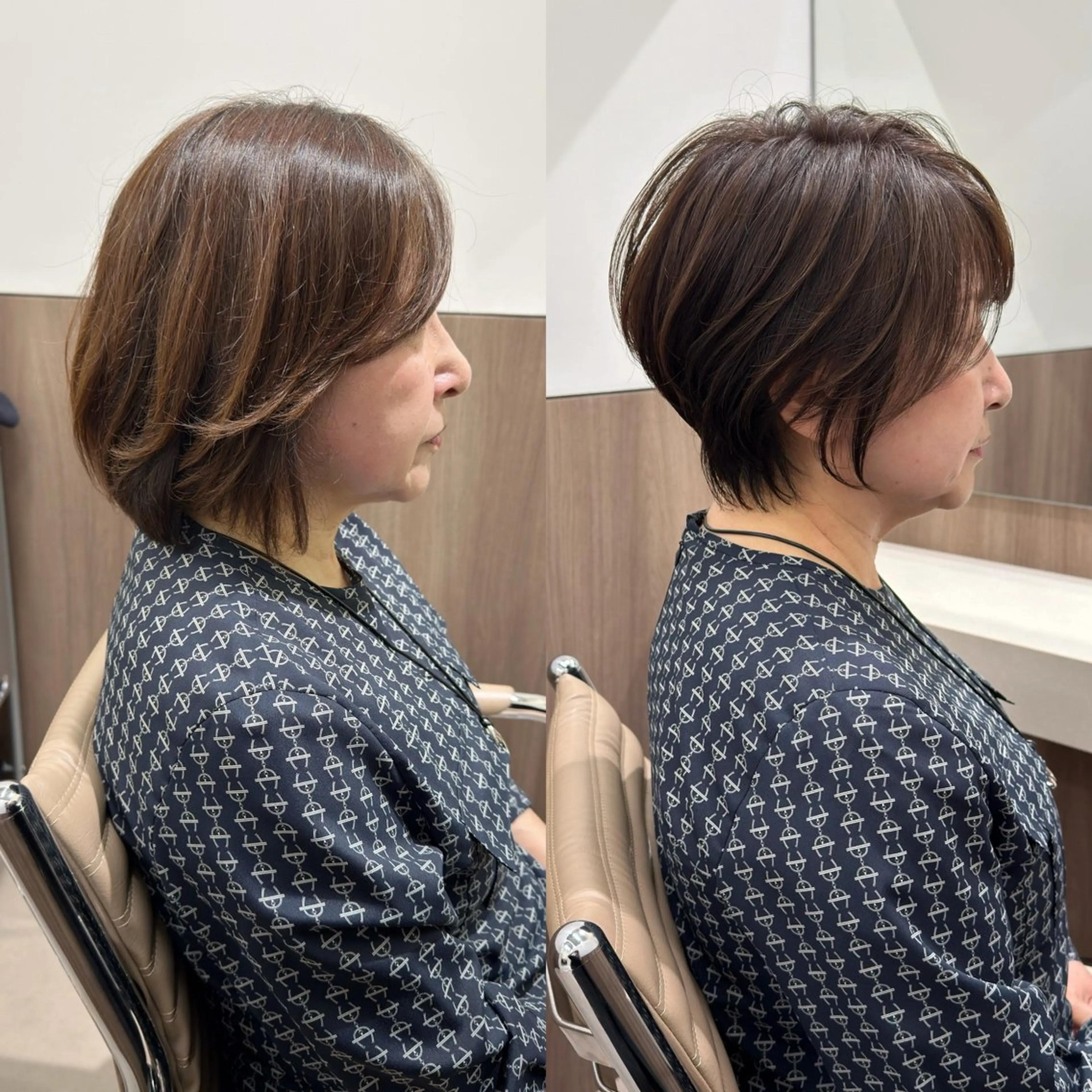 ショート くびれヘア ショートヘア 1日数名限定/似合わ ショート+艶カラー✨のヘアスタイル