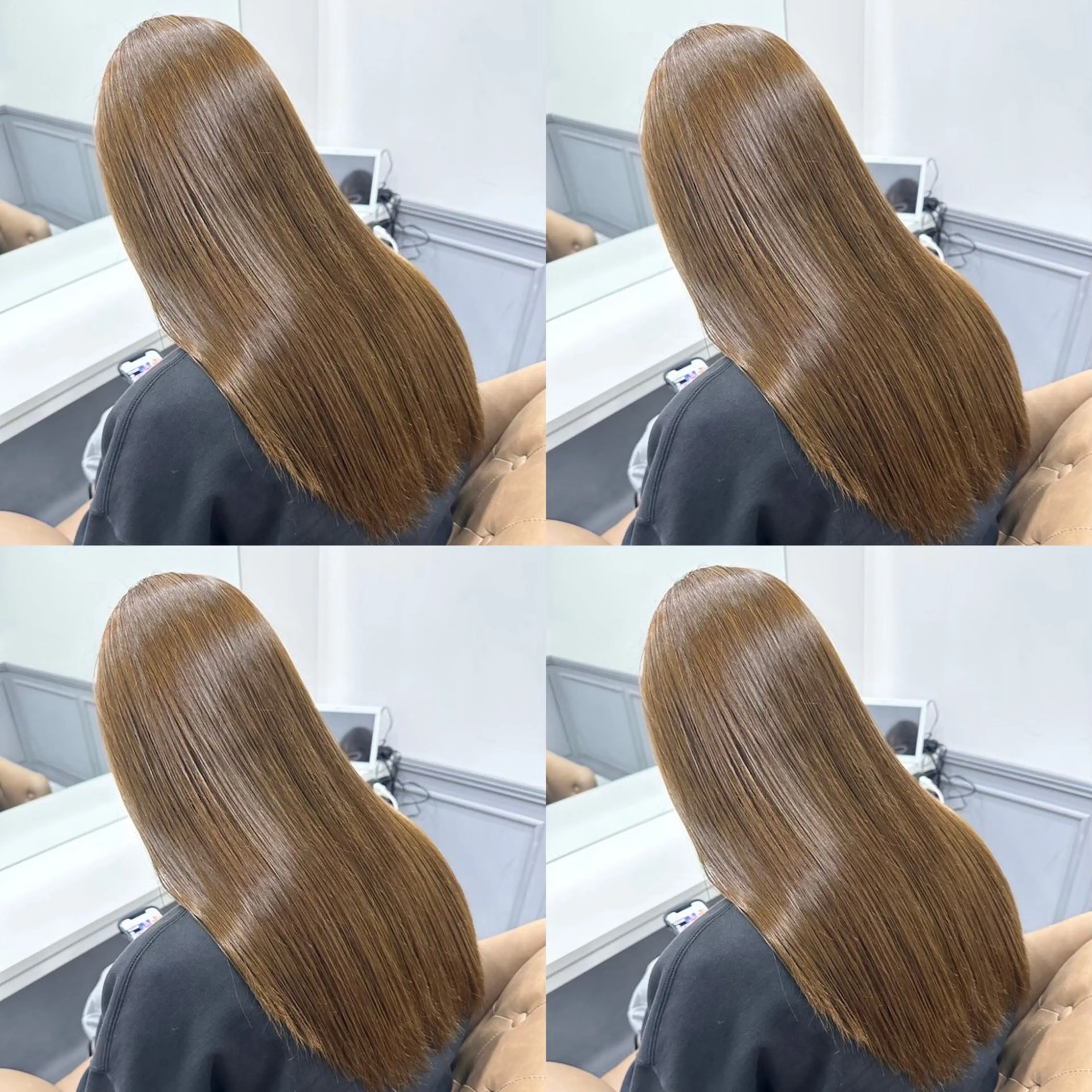 ロング カラー ヘアカラー トリートメント 🦋REISA🦋 エクステ×ハイトーンのヘアスタイル