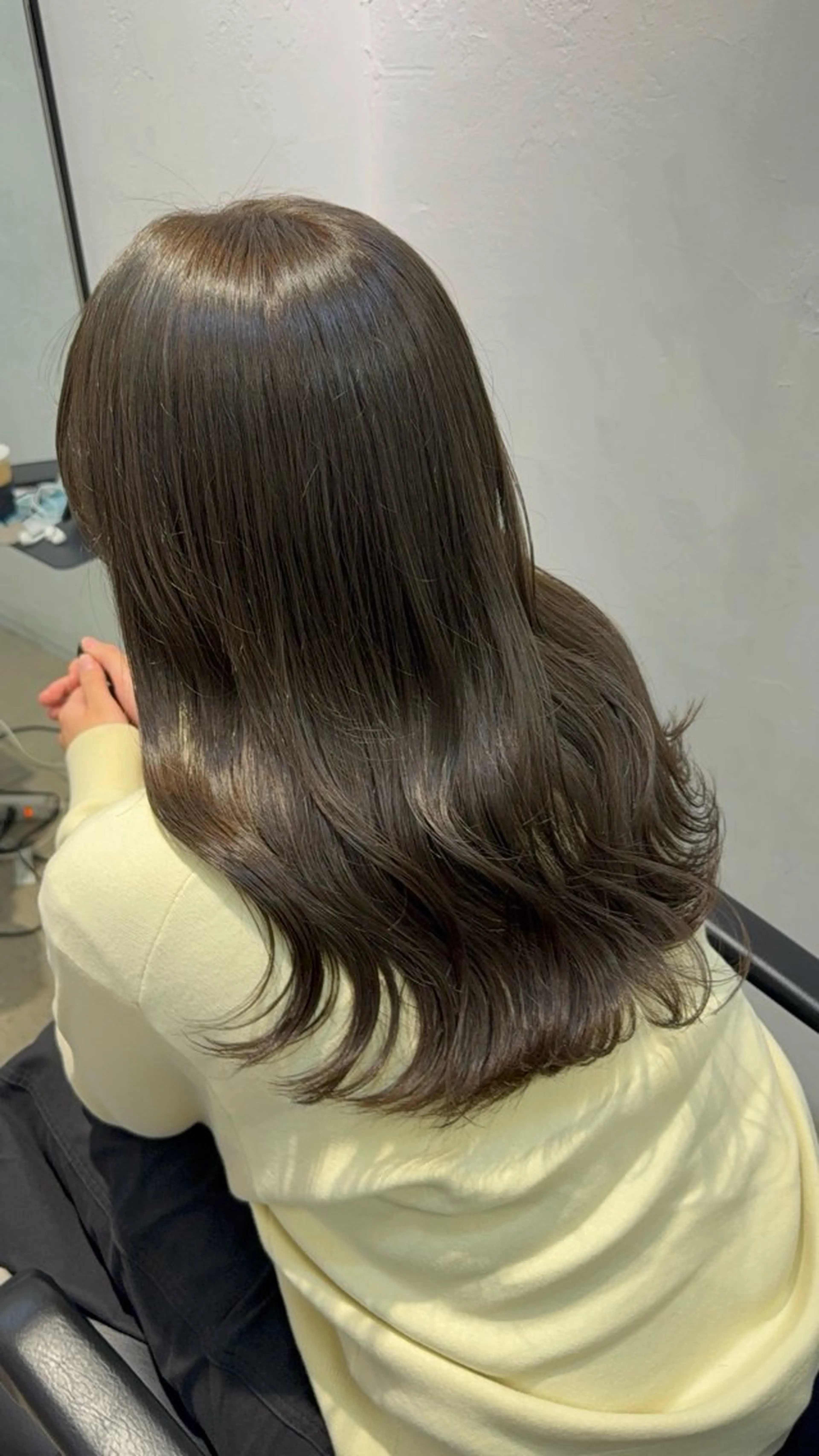 ロング カラー カット ヘアカラー トリートメント Lomalia もえか/ボブパーマのヘアスタイル