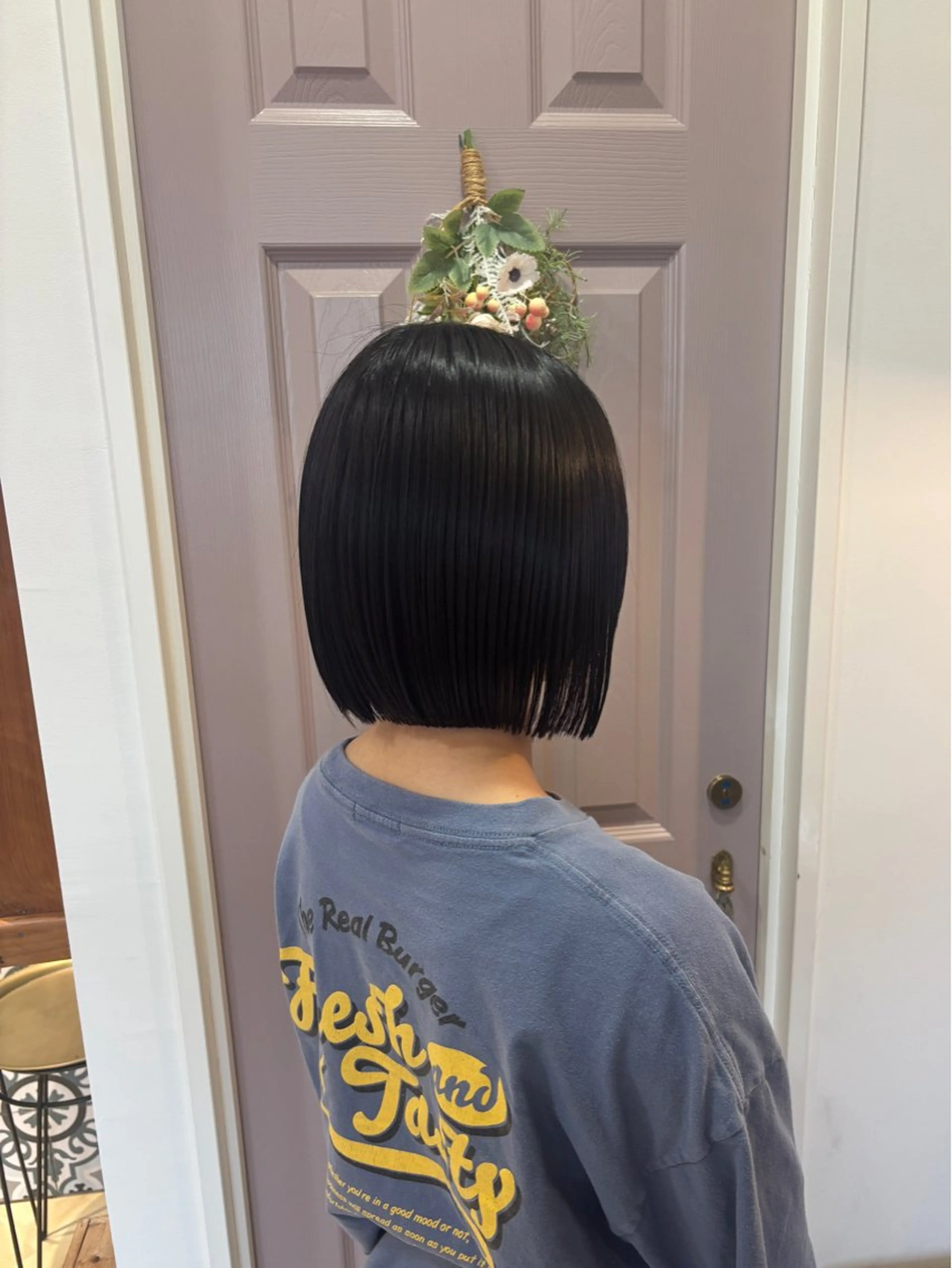 ショート ボブ 上村 七海のヘアスタイル