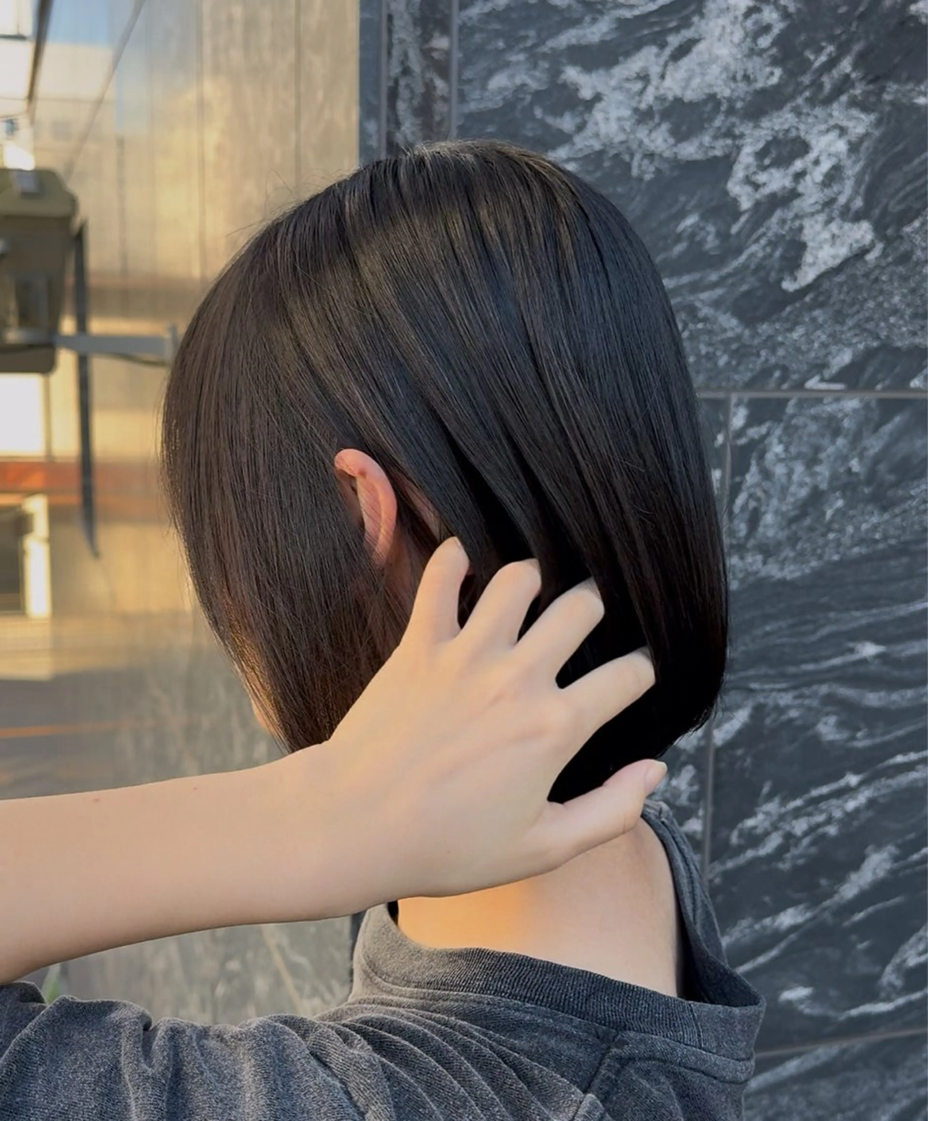 ショート 縮毛矯正 SALOWIN 大宮 crest所属・.ｒｅｏ 大宮のヘアケア屋さんのヘアスタイル