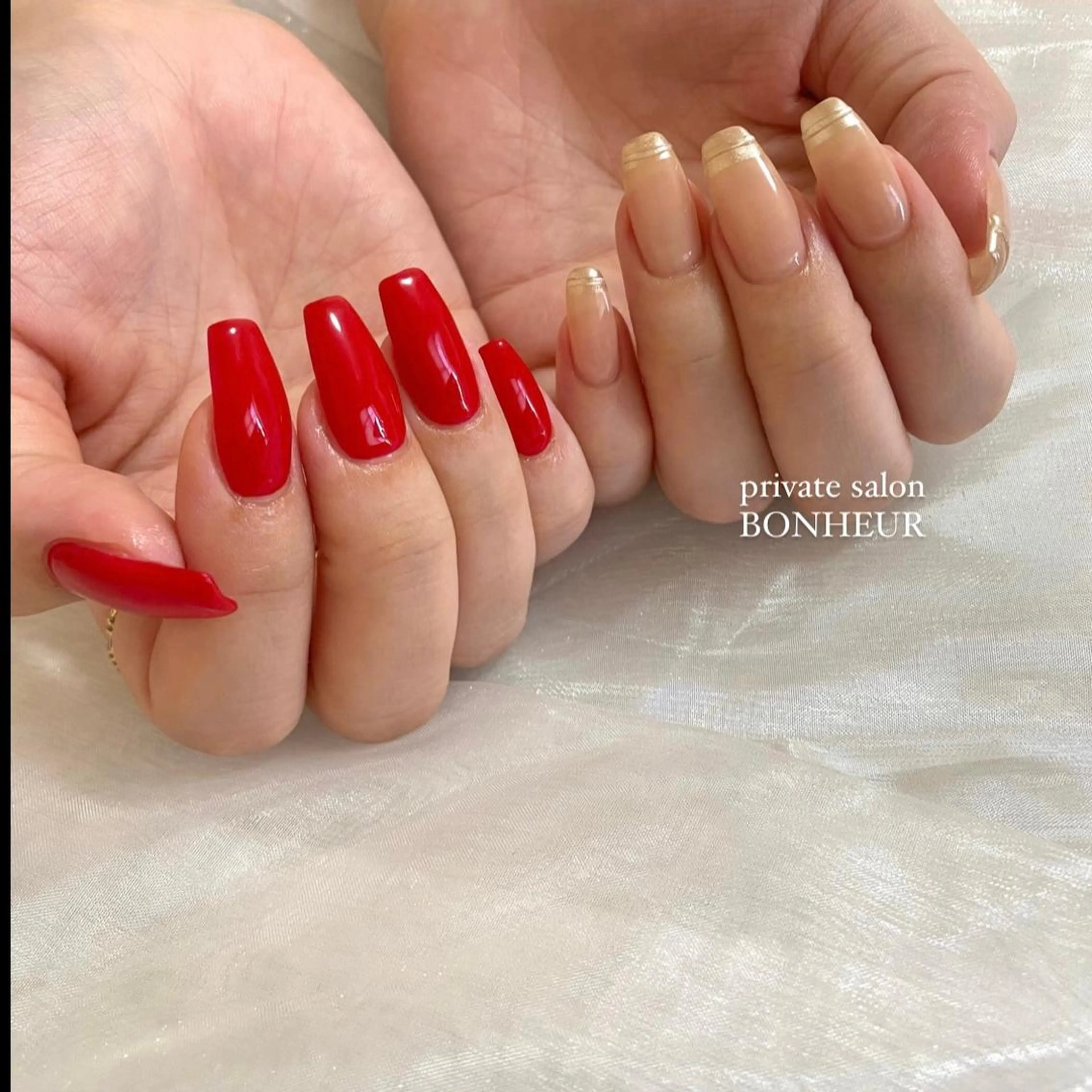 ネイル ハンドネイル BONHEUR Annaのネイルデザイン