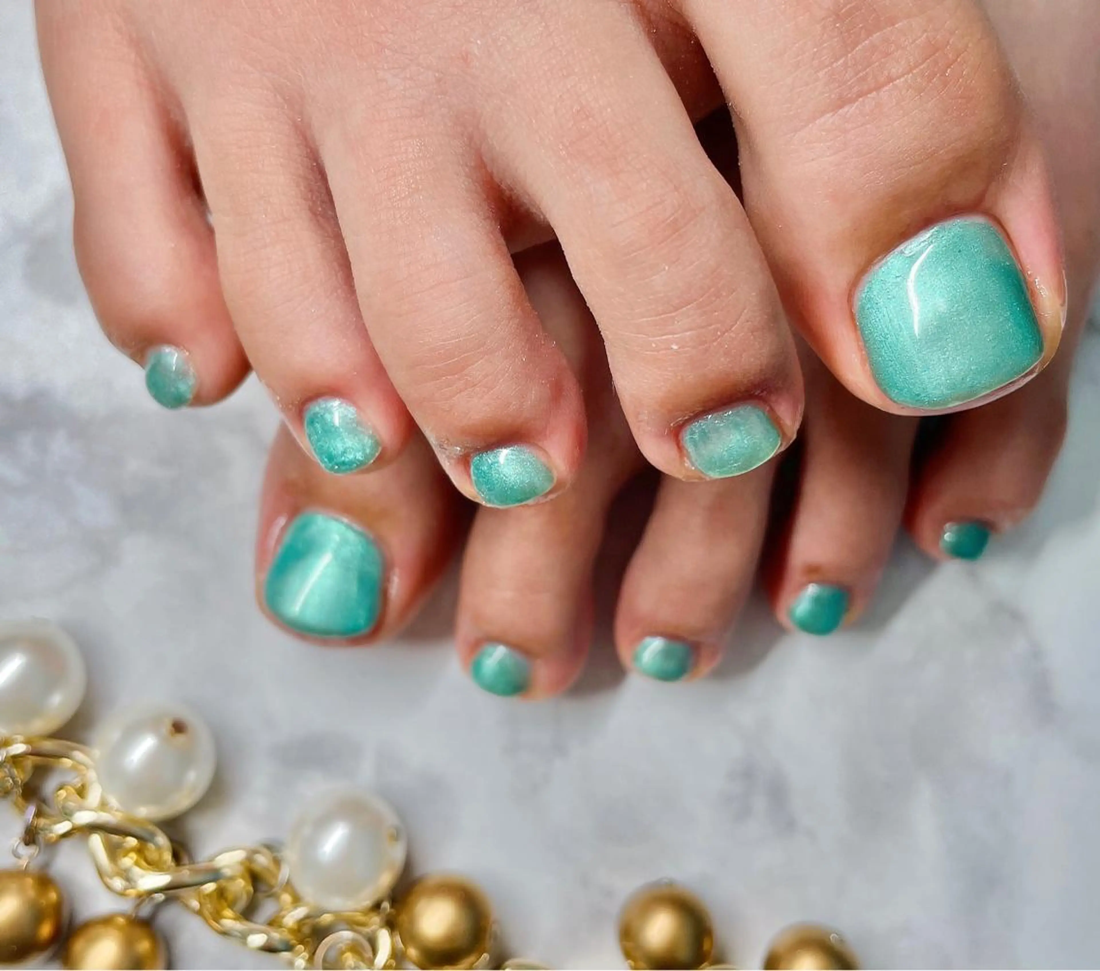 ネイル フットネイル 遠藤 唯菜のネイルデザイン