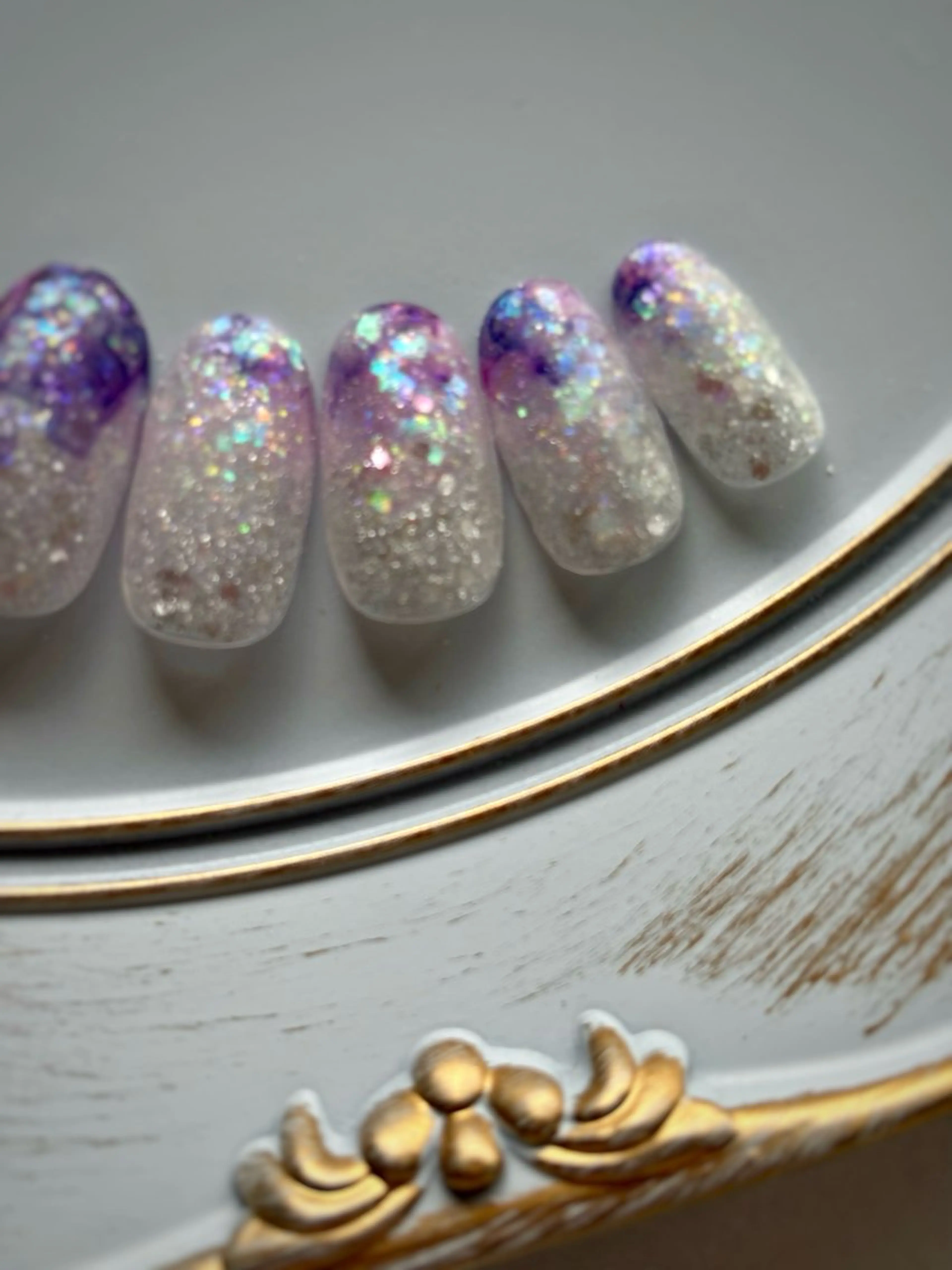 ネイル ラメ(グリッター) ハンドネイル FIORITURA Maikoのネイルデザイン