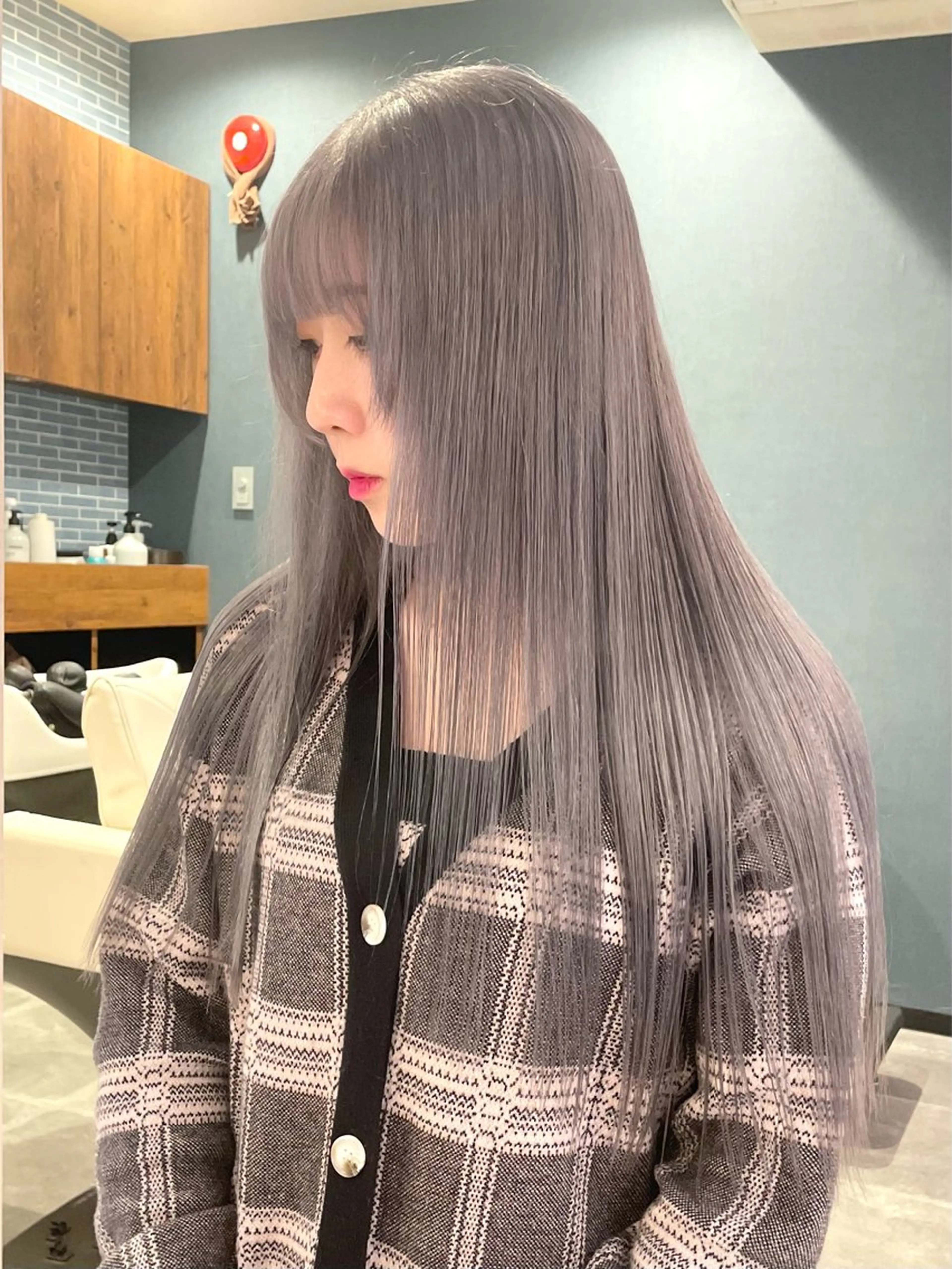 ロング カラー 市川 澪のヘアスタイル