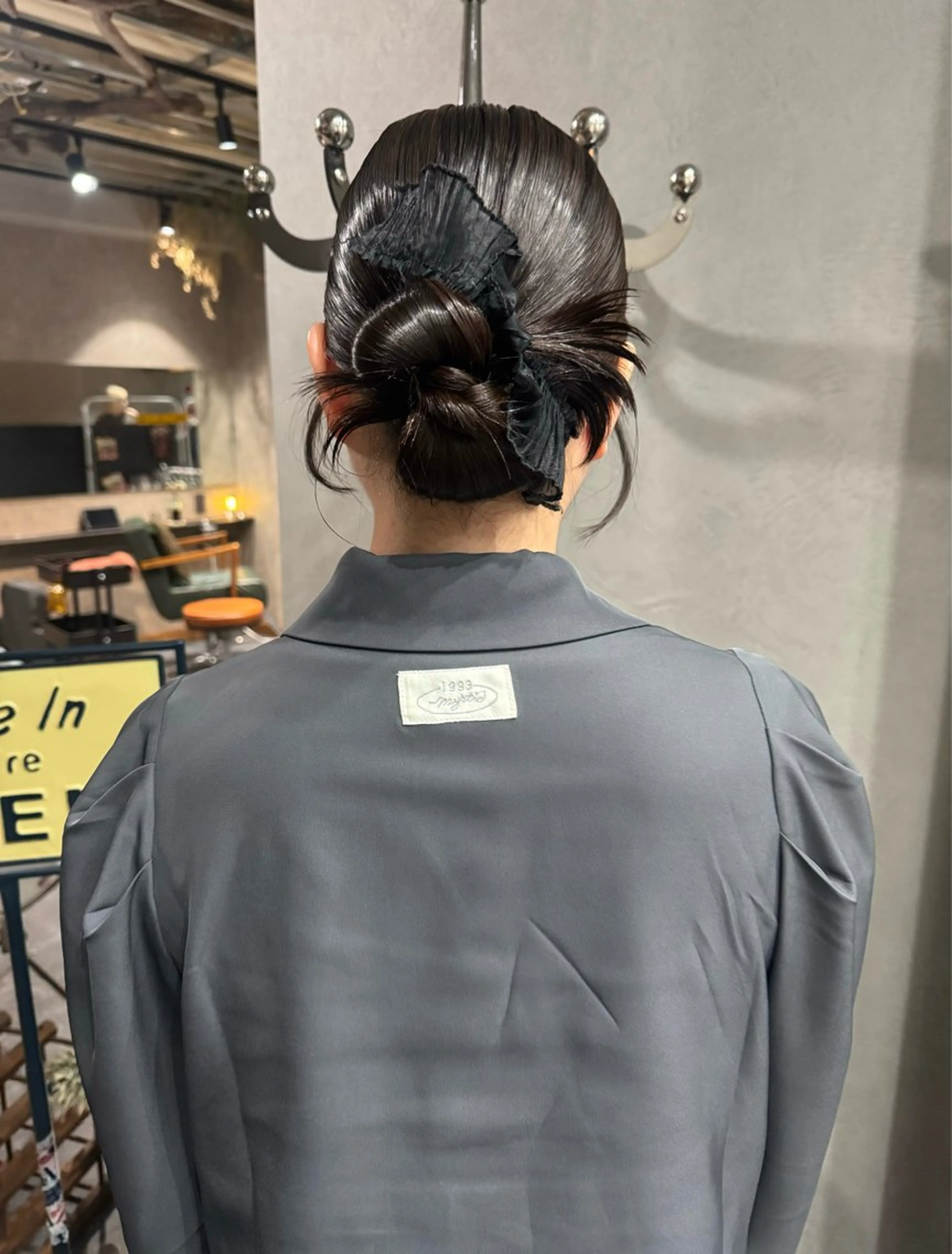 ミディアム カラー パーマ ヘアアレンジ メンズ ヘアセット 心斎橋美容室 Junのヘアスタイル