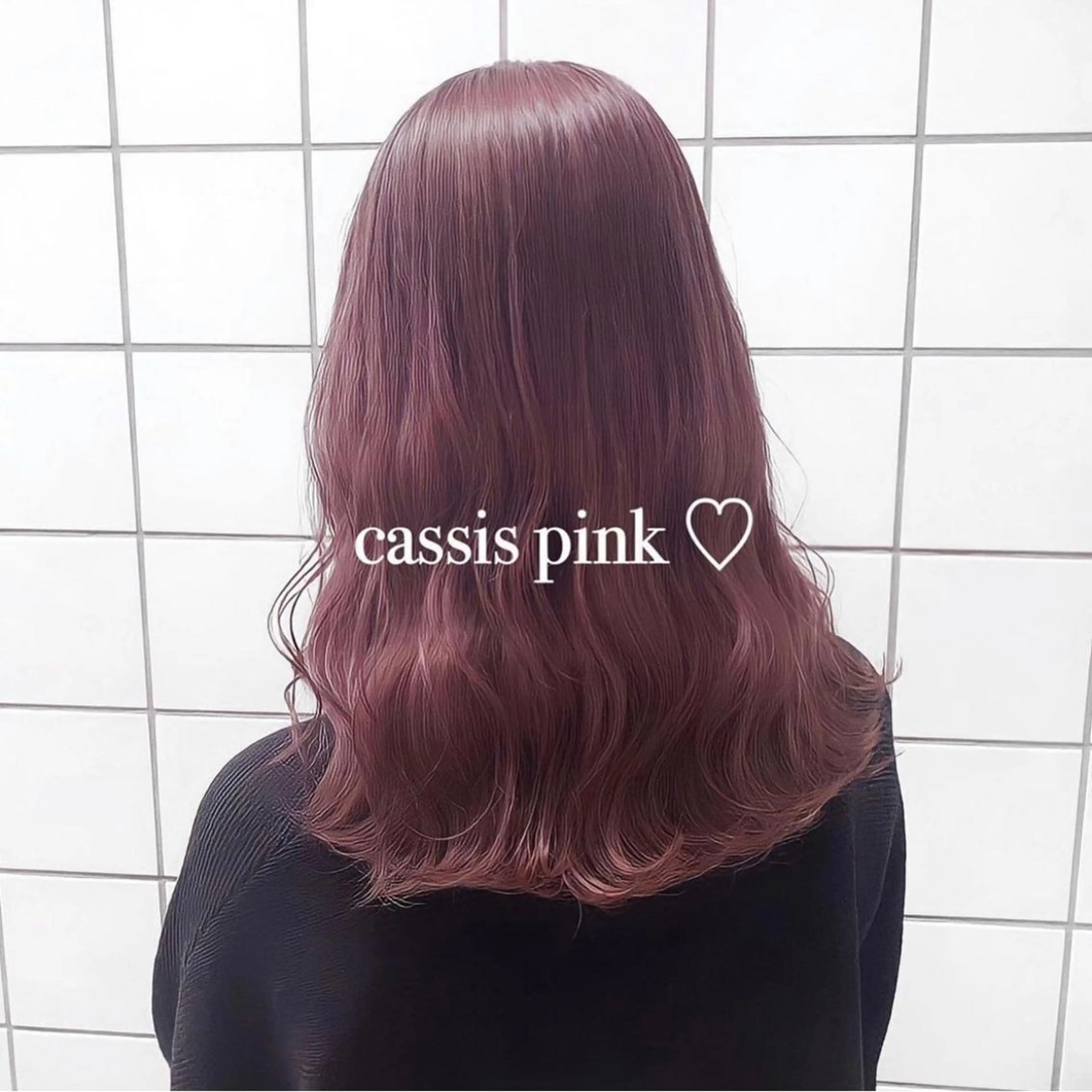 カラー RIKO👼🏻💓 韓国ガーリーのヘアスタイル