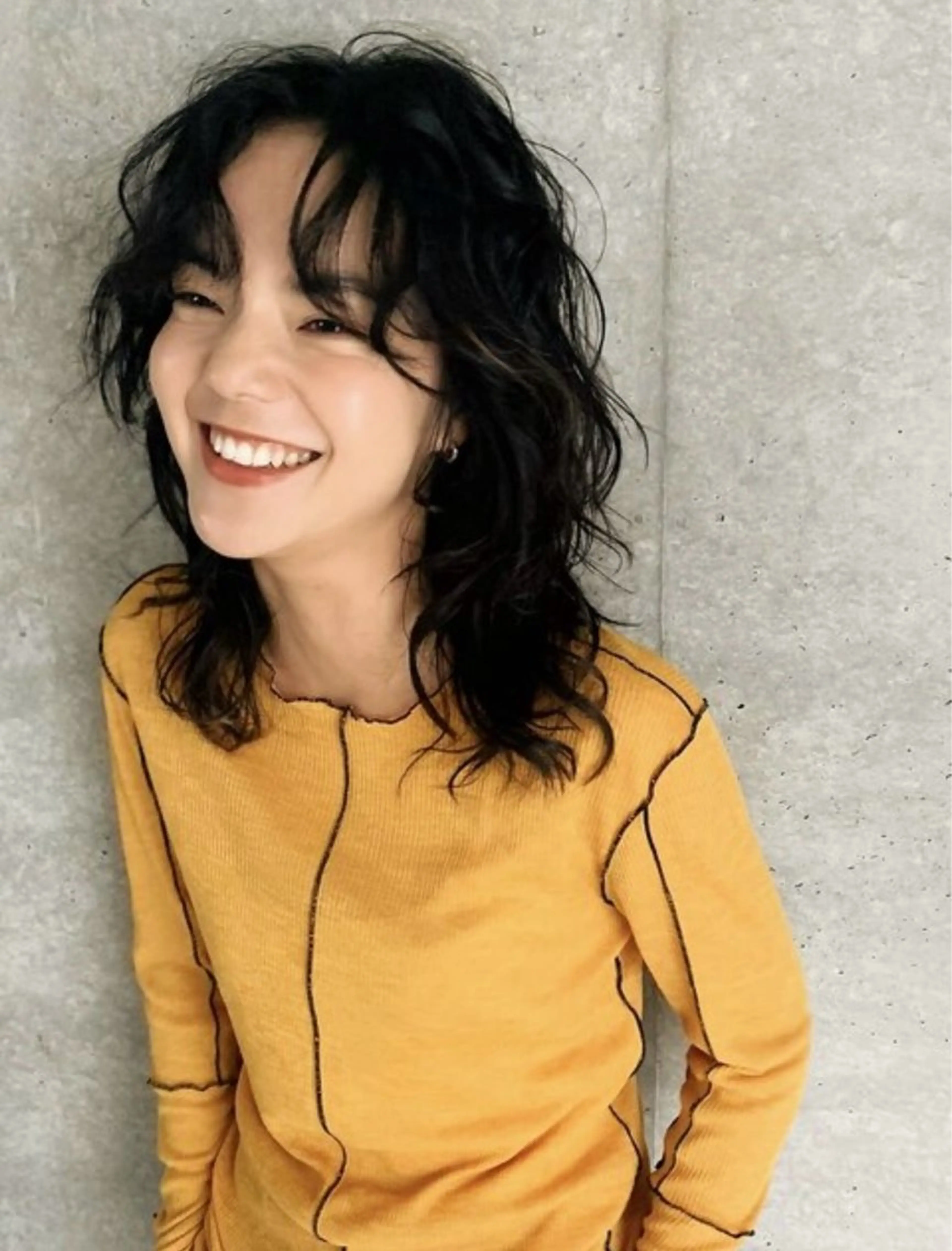 ミディアム パーマ ミディアムパーマ レイヤーカット 🎀MAMI🎀 💖のヘアスタイル