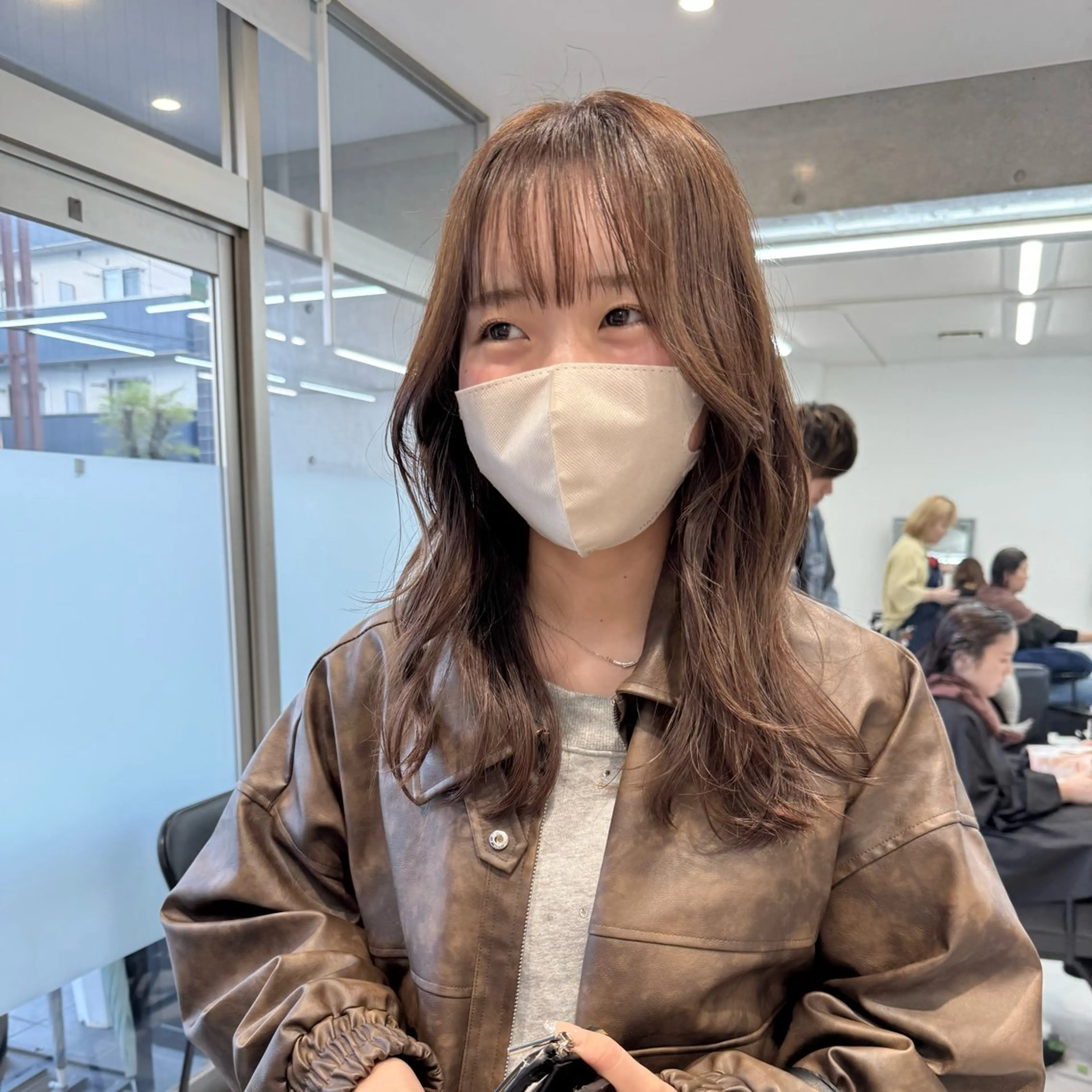 ミディアム 会田有紀 /切りっぱなしボブのヘアスタイル