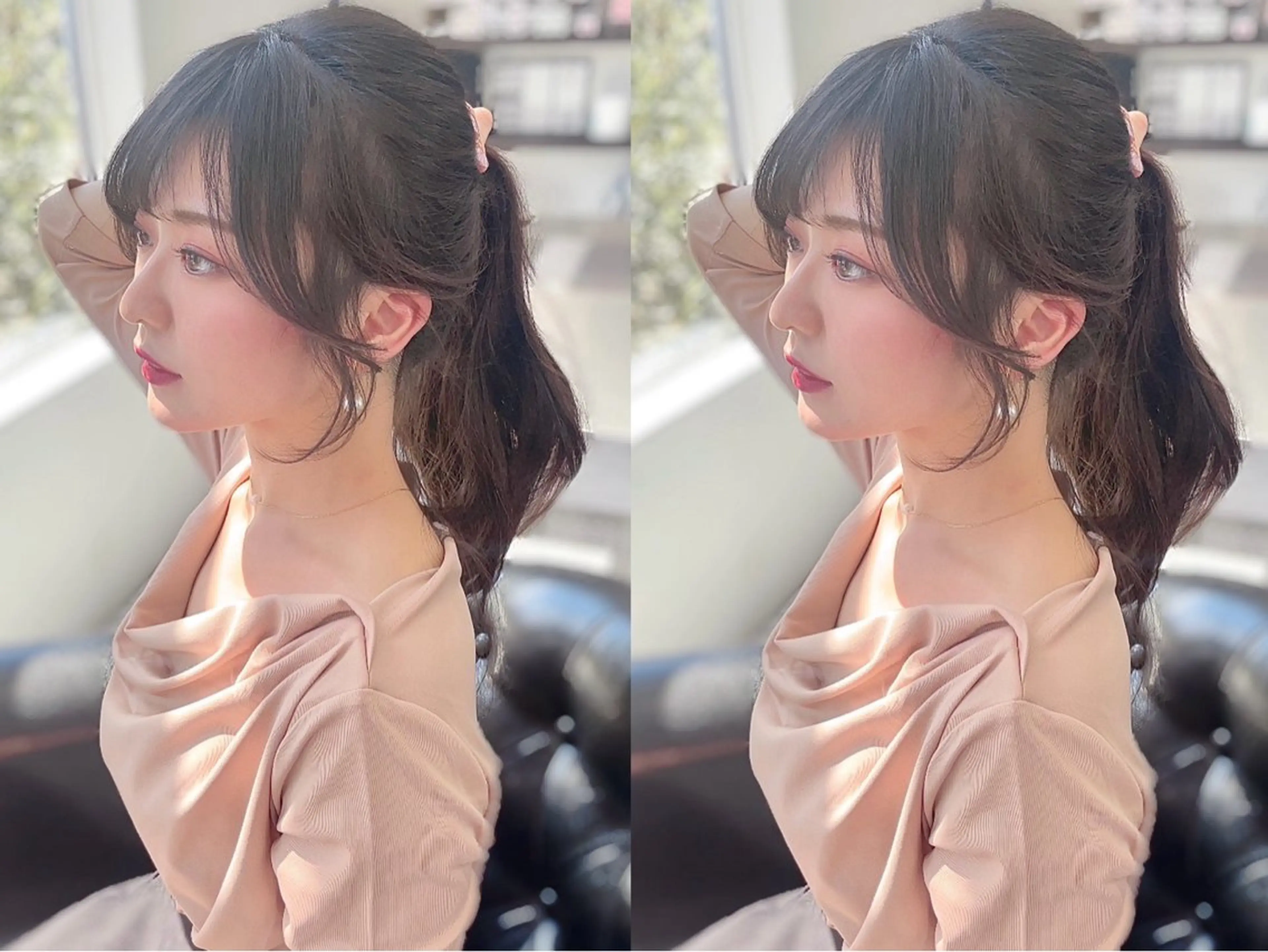 前髪カット+前髪縮毛矯正の写真