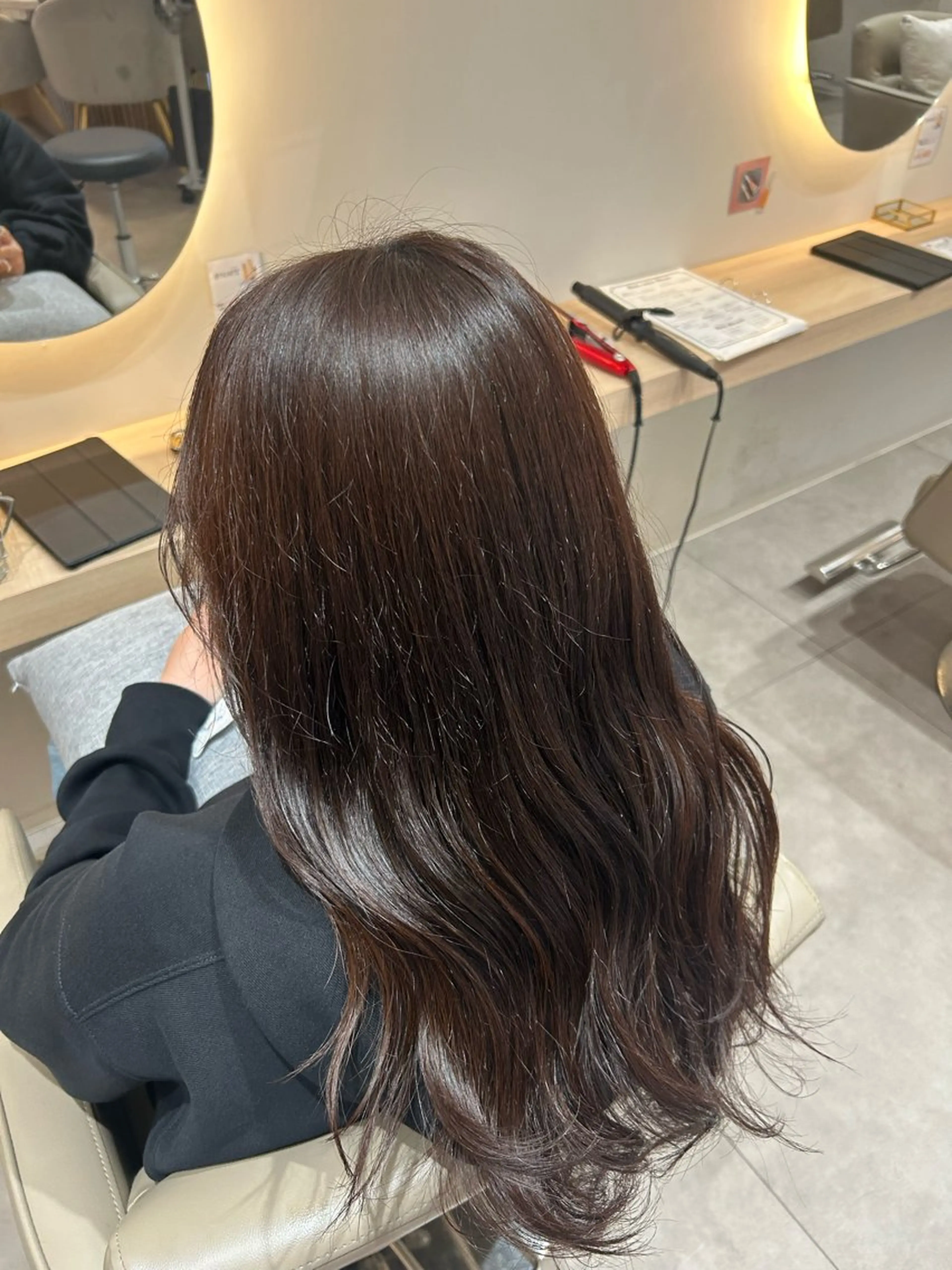 セミロング ヘアカラー aiko🥣🫧 【blanc】のヘアスタイル