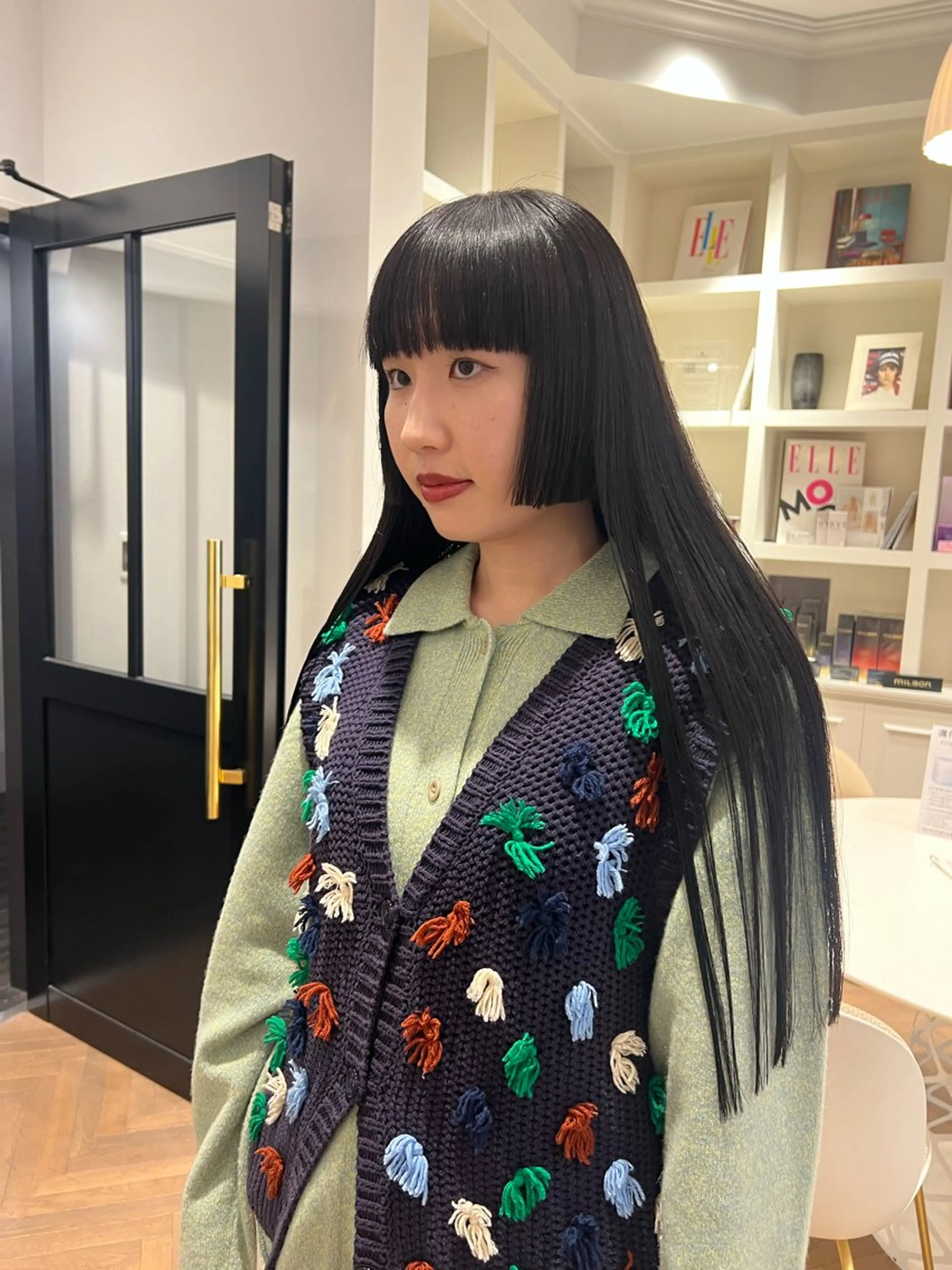 ロング カラー 似合わせ/レイヤー 💟SAEのヘアスタイル