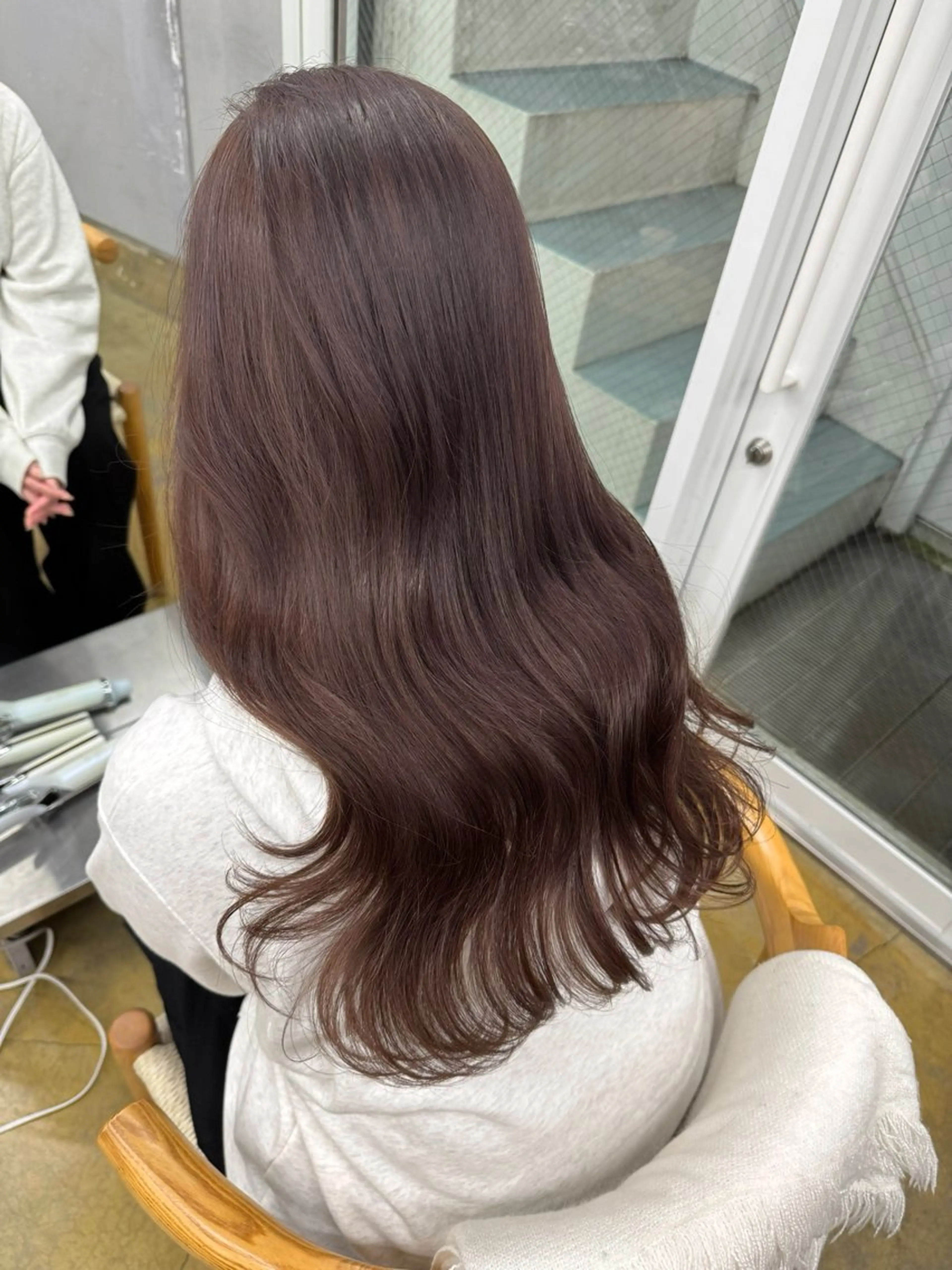 セミロング カラー ヘアカラー トリートメント 髪質改善カラー♡/ 縮毛矯正/珠貴のヘアスタイル