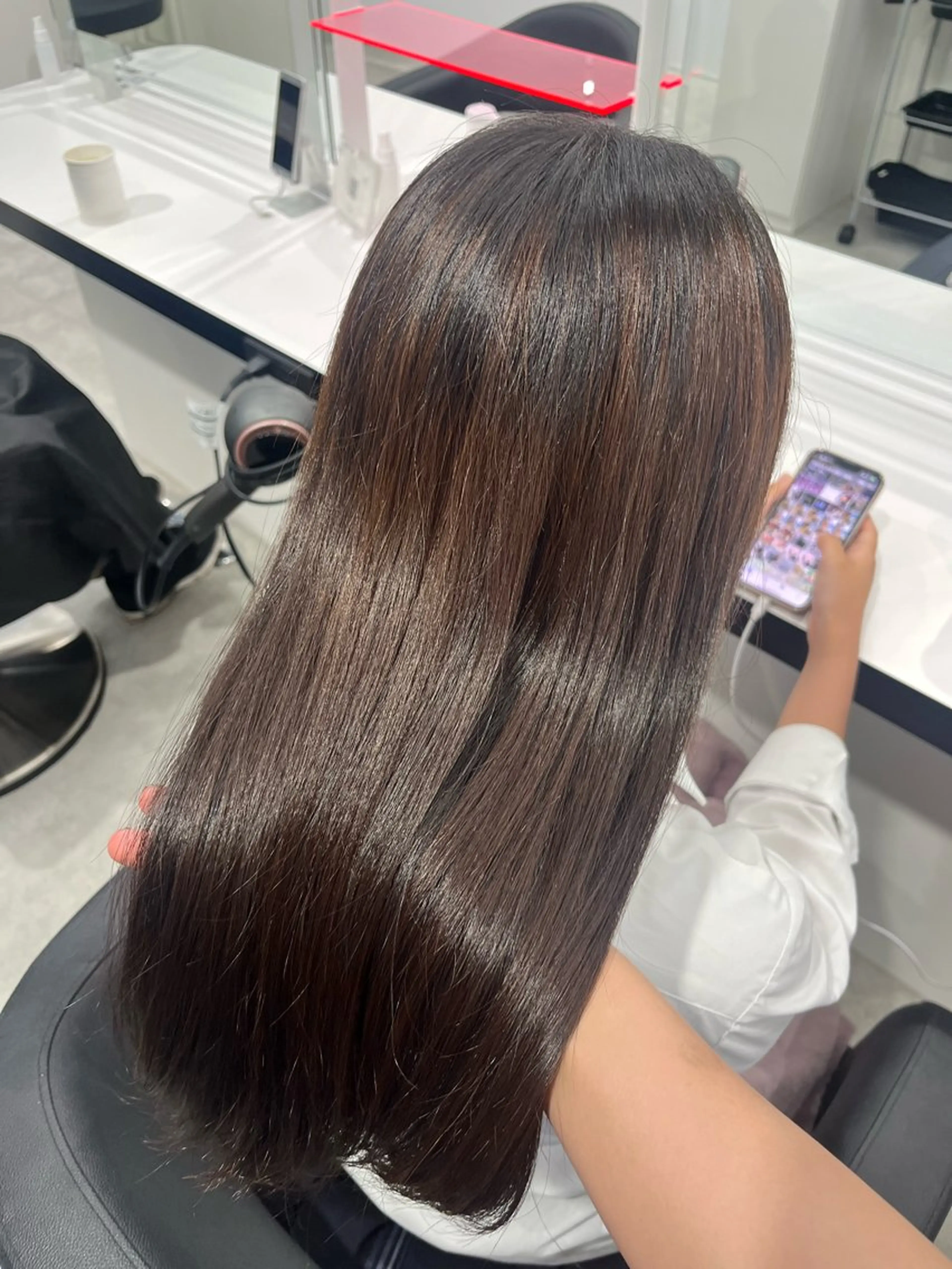 ロング みう/仙台/暖色/ 艶髪/顔周りカット/のヘアスタイル