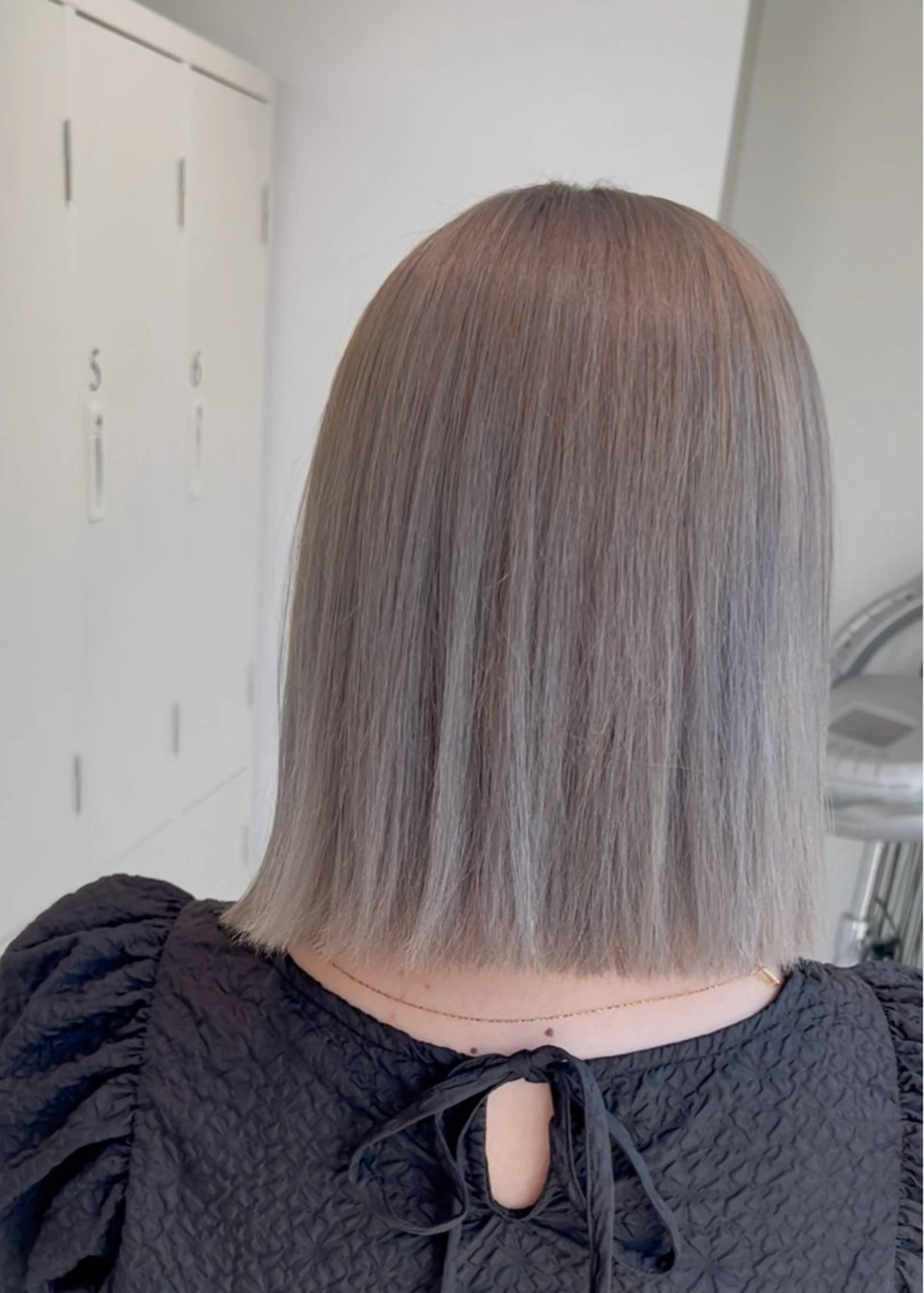 ミディアム カラー 艶ハイトーン‪‪🔆 ️️️安座間 希のヘアスタイル