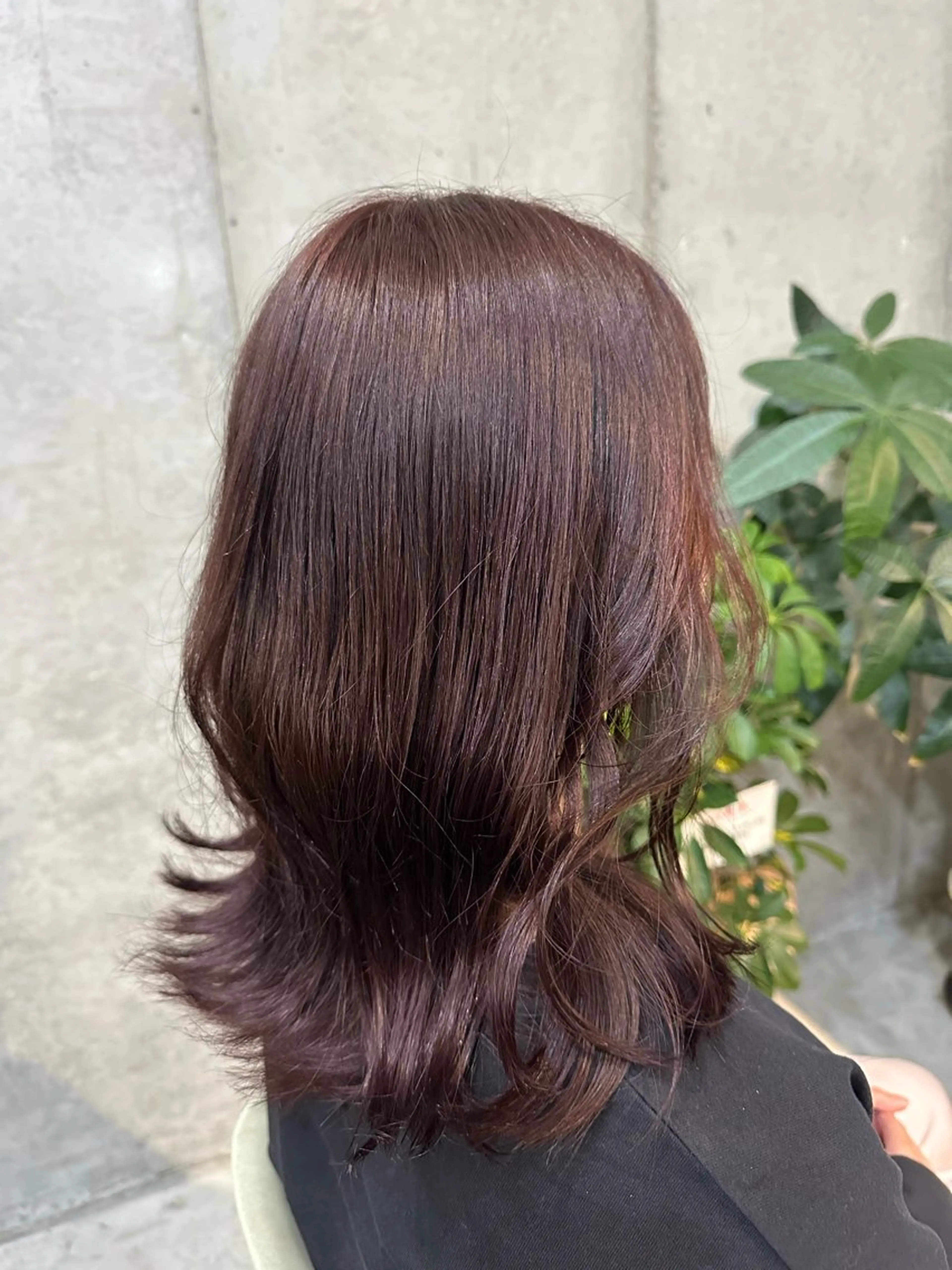 ミディアム ピンクブラウン COTTAGE所属・田本 雛のヘアスタイル