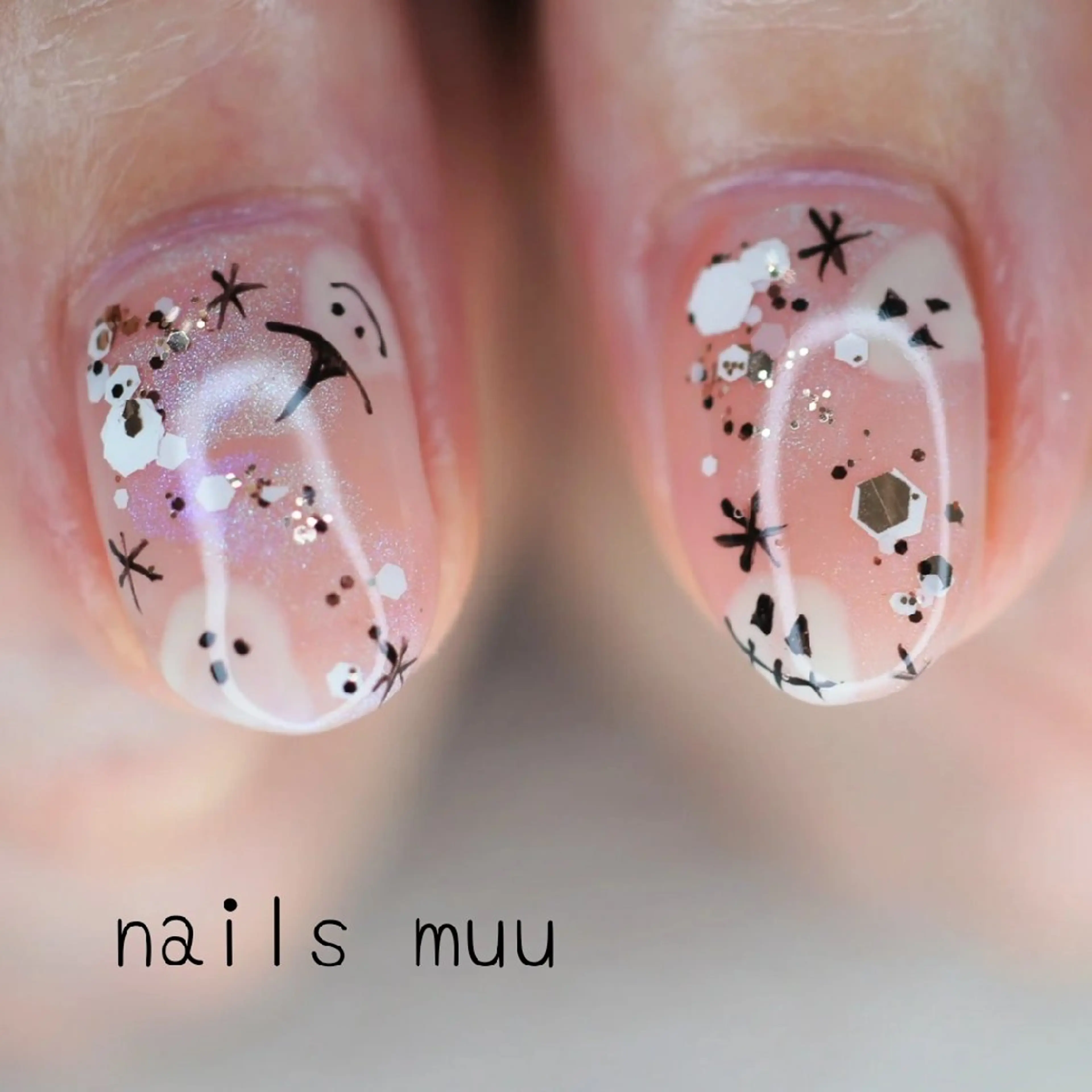 ネイル アートネイル ハロウィン nails muu まゆのネイルデザイン