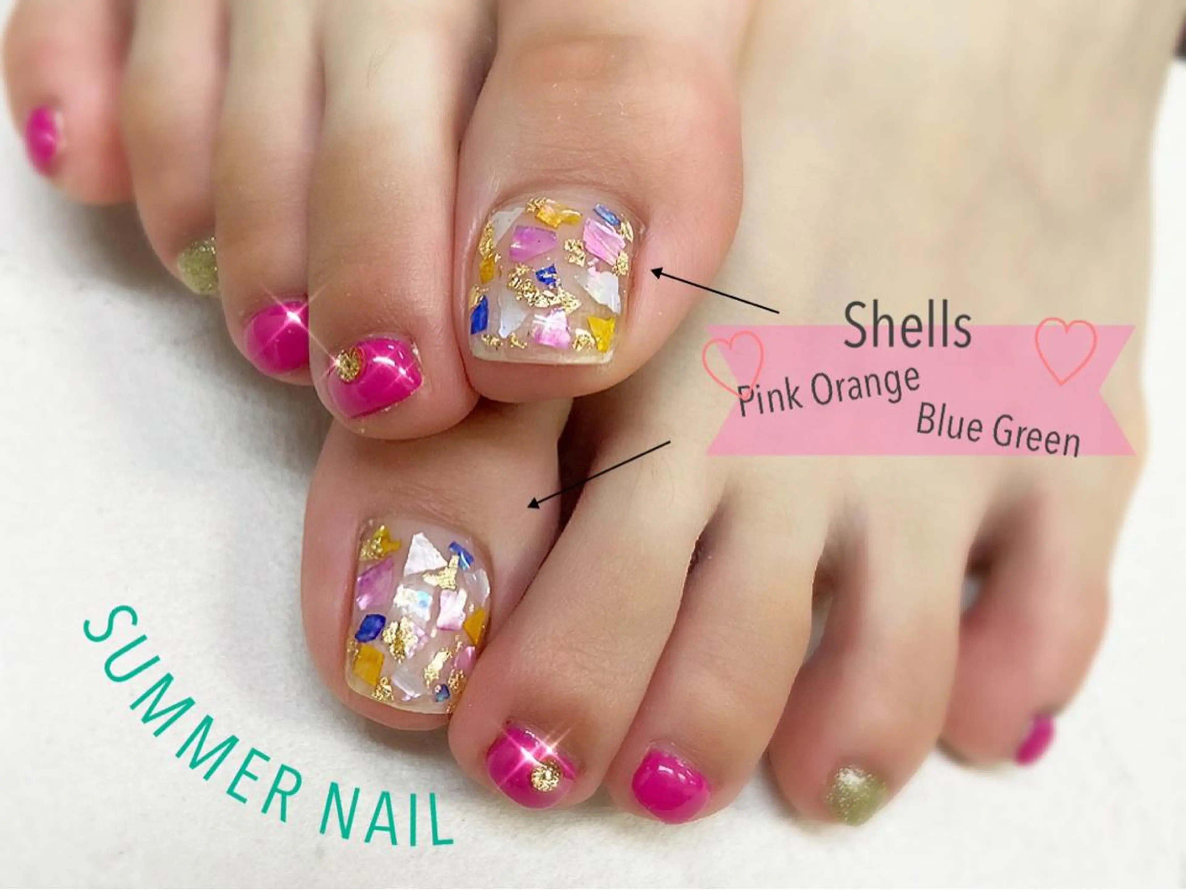 ネイル フットネイル BIANCA Ouchidaのネイルデザイン